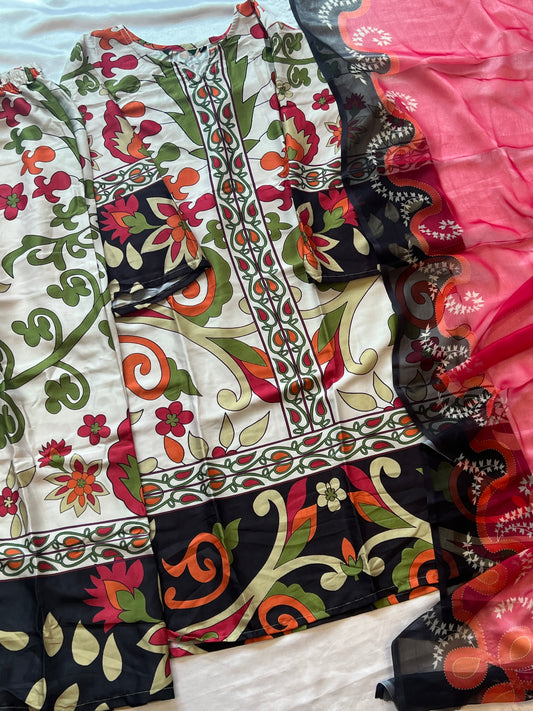 FLORAL LUXURY CO ORD READYMADE Q