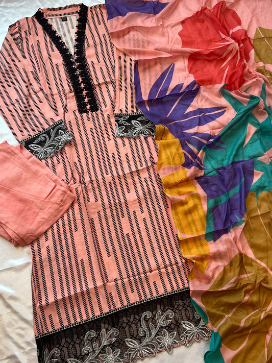 MAHAM LAWN READYMADE SUIT 5 Q