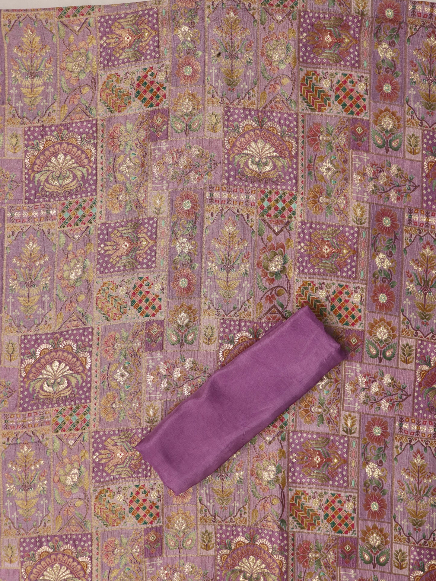 LAVENDAR PURE BANARASI SUIT