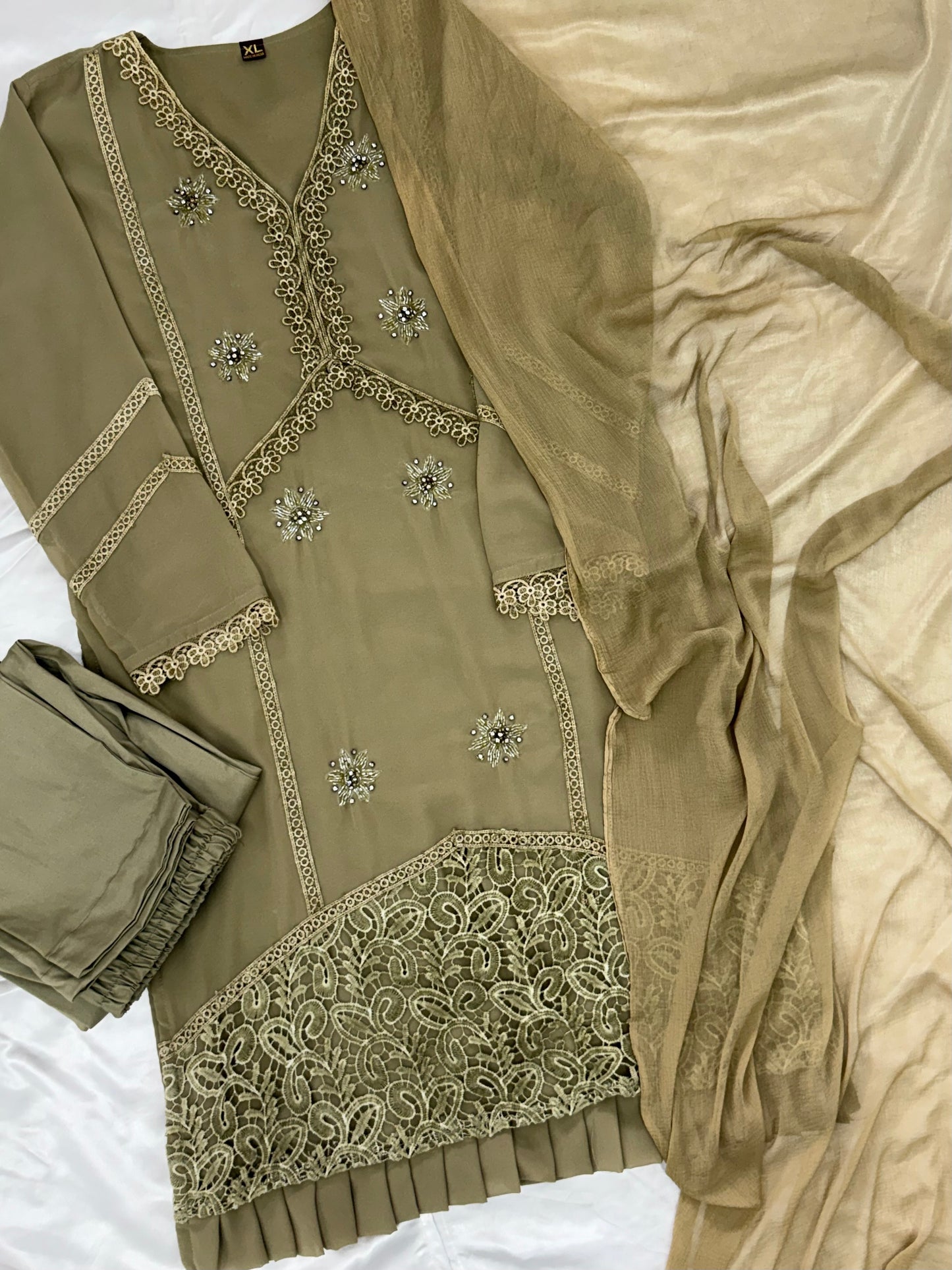 GEORGETTE CO-ORD SET READYMADE 502