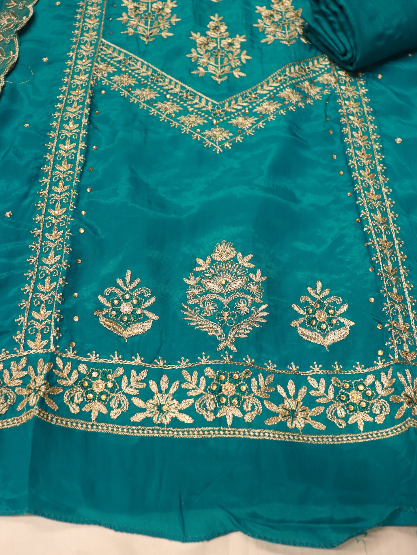 HALA BLUE HANDWORK SUITS