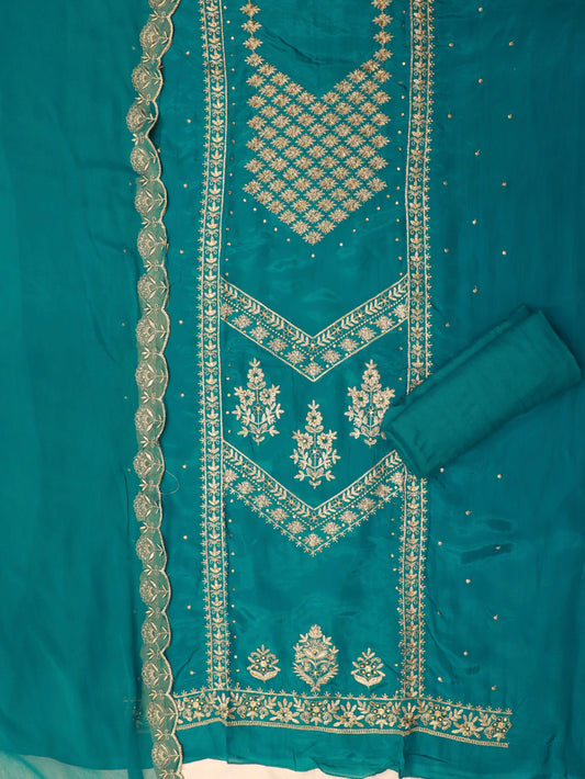 HALA BLUE HANDWORK SUITS