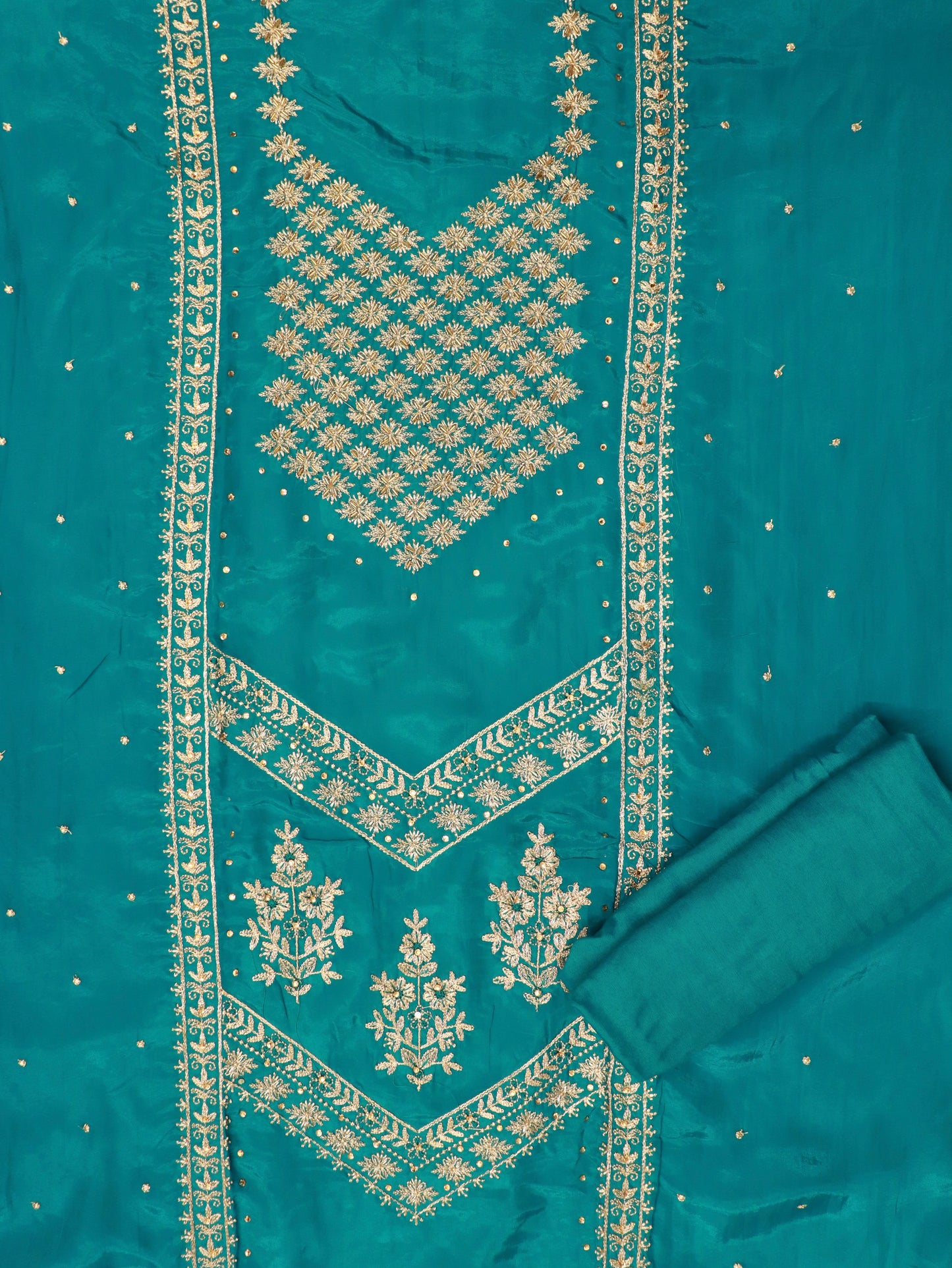 HALA BLUE HANDWORK SUITS