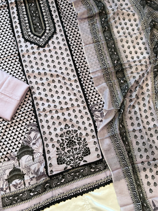 CS LAWN COTTON EMBROIDERY SUIT 3