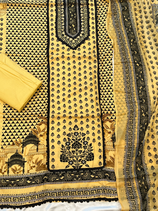 CS LAWN COTTON EMBROIDERY SUIT 5