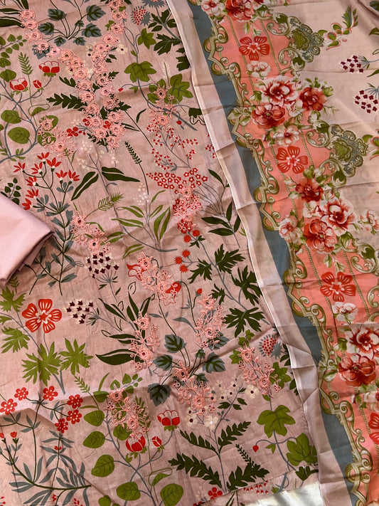 FLORA COTTON EMBROIDERY SUIT 4