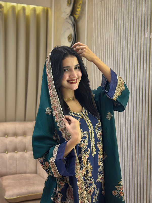 RAHI MUSLIN READYMADE SUIT 5