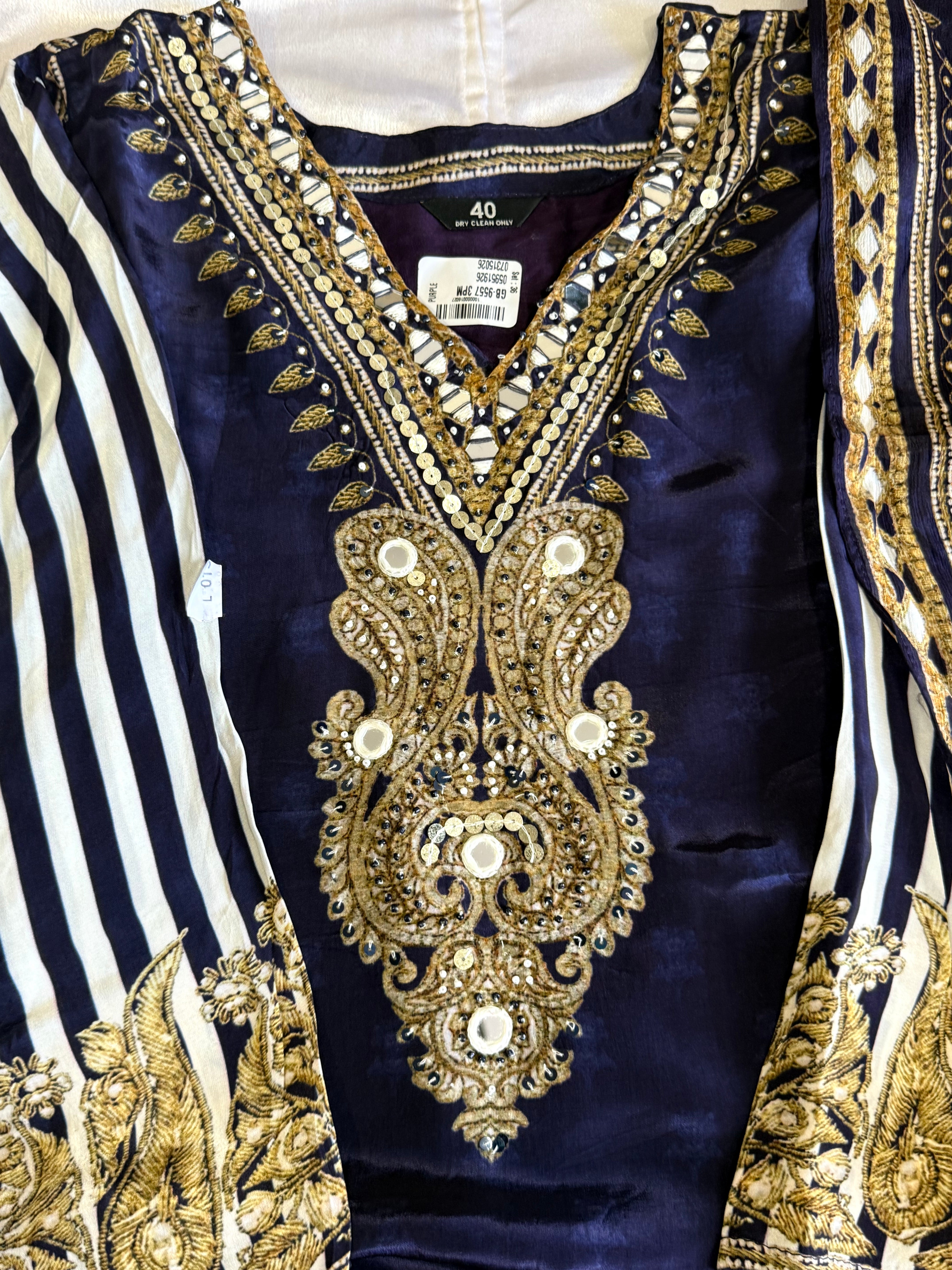 NAZAKAT CREPE READYMADE SUIT