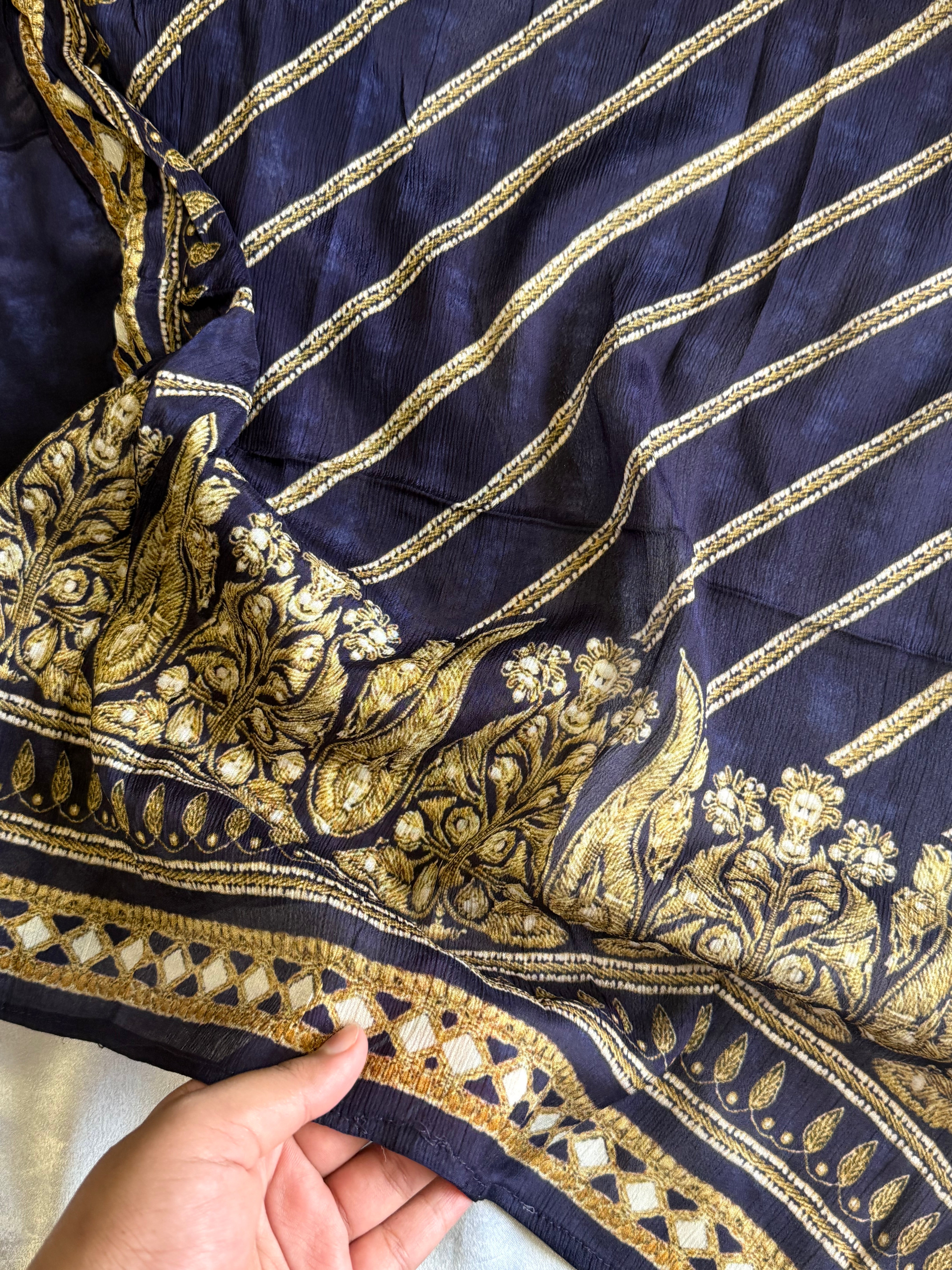 NAZAKAT CREPE READYMADE SUIT