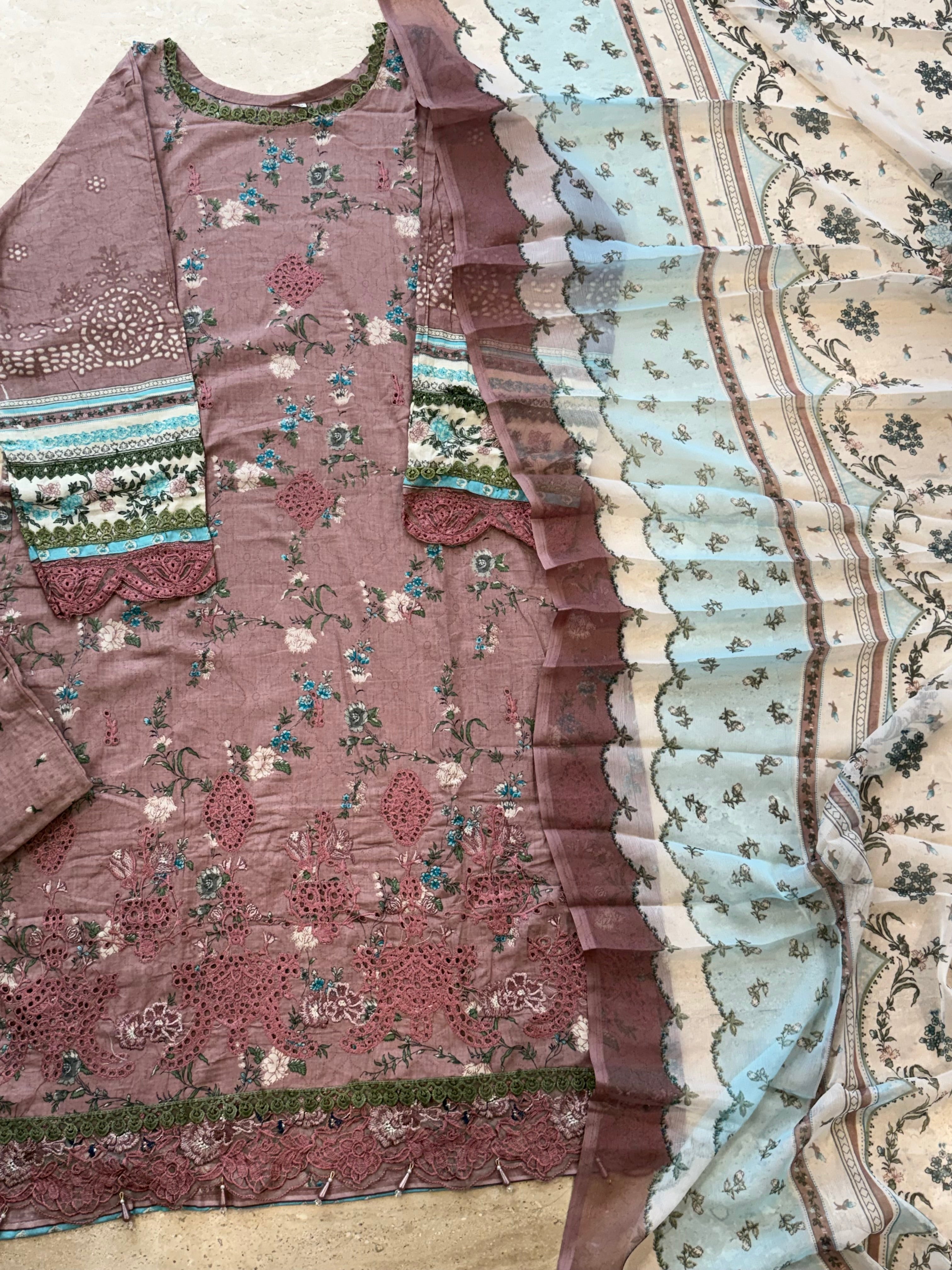 ELAF READYMADE EMBROIDERED SUIT 14 Q