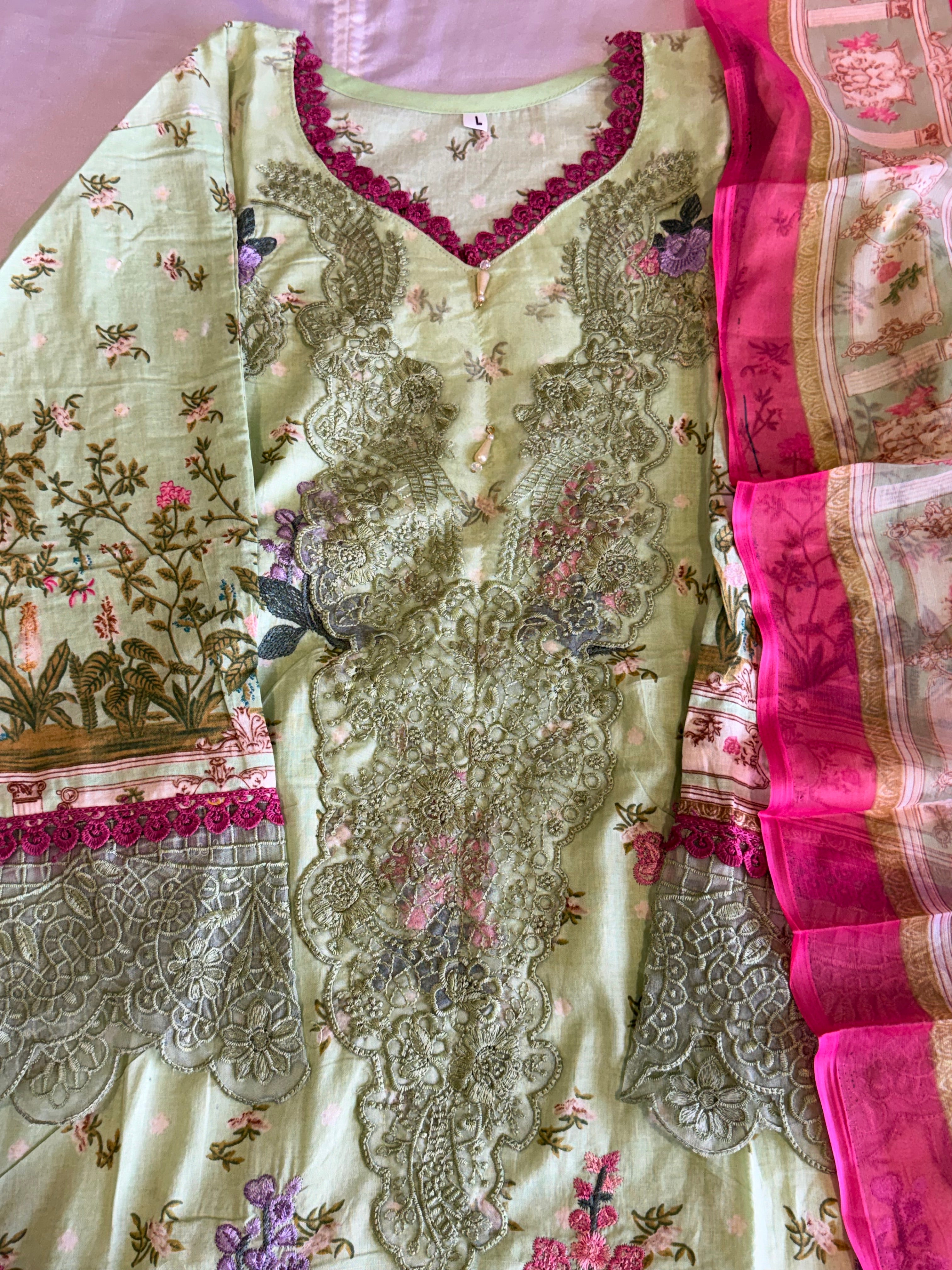 ELAF READYMADE EMBROIDERED SUIT 15 Q