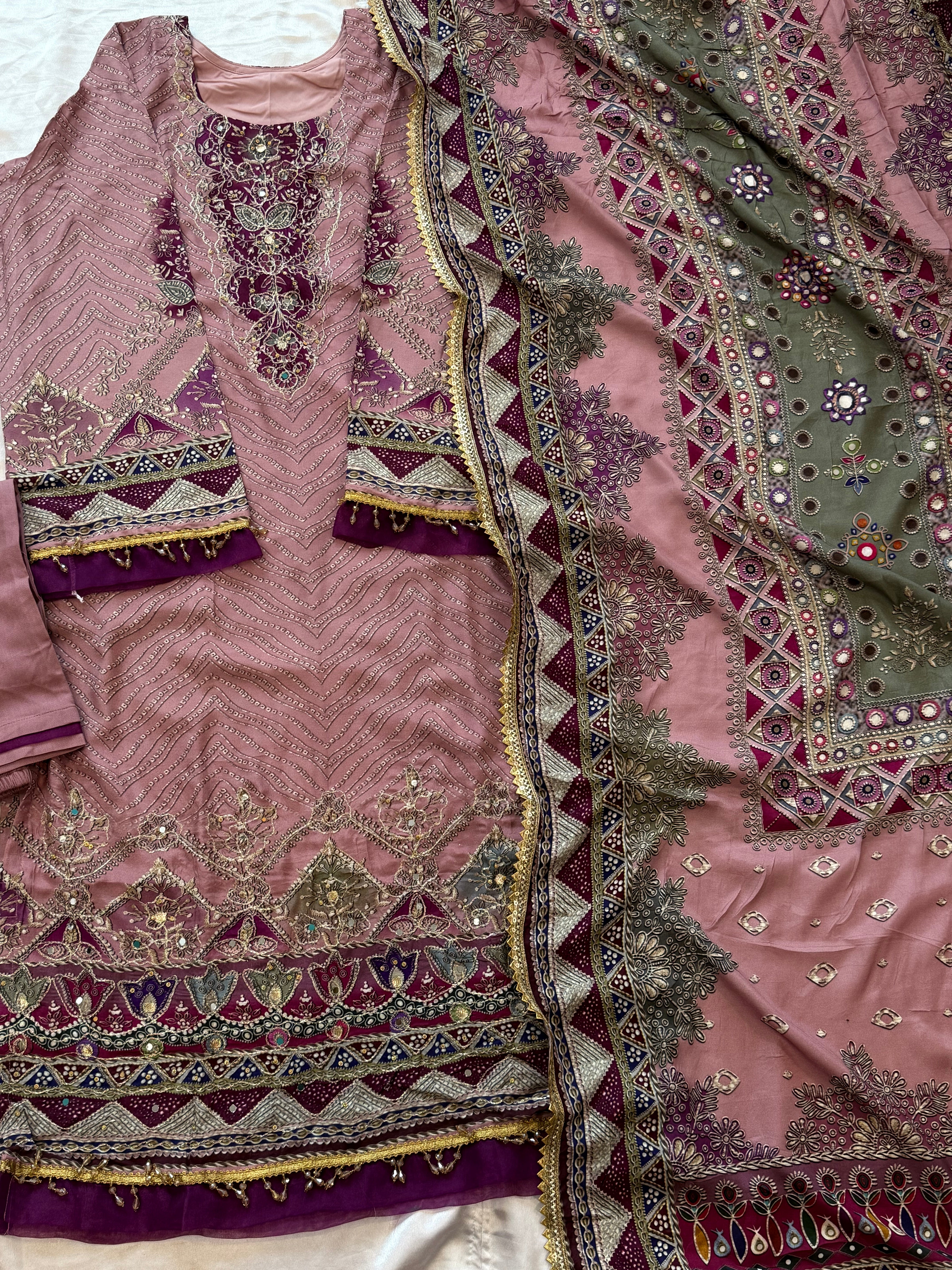 HARSHA MUSLIN READYMADE SUIT 4