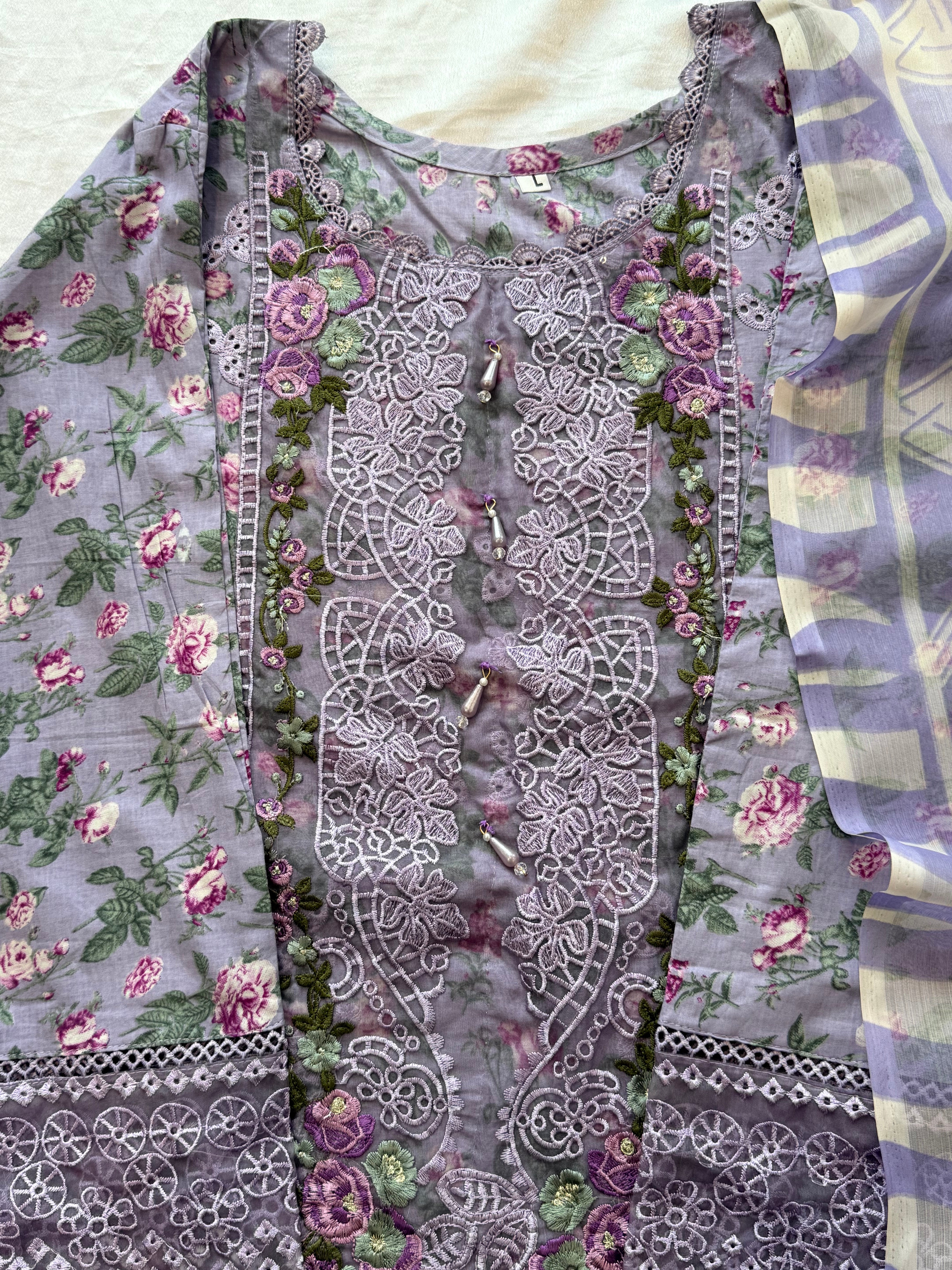 ELAF READYMADE EMBROIDERED SUIT 12 Q