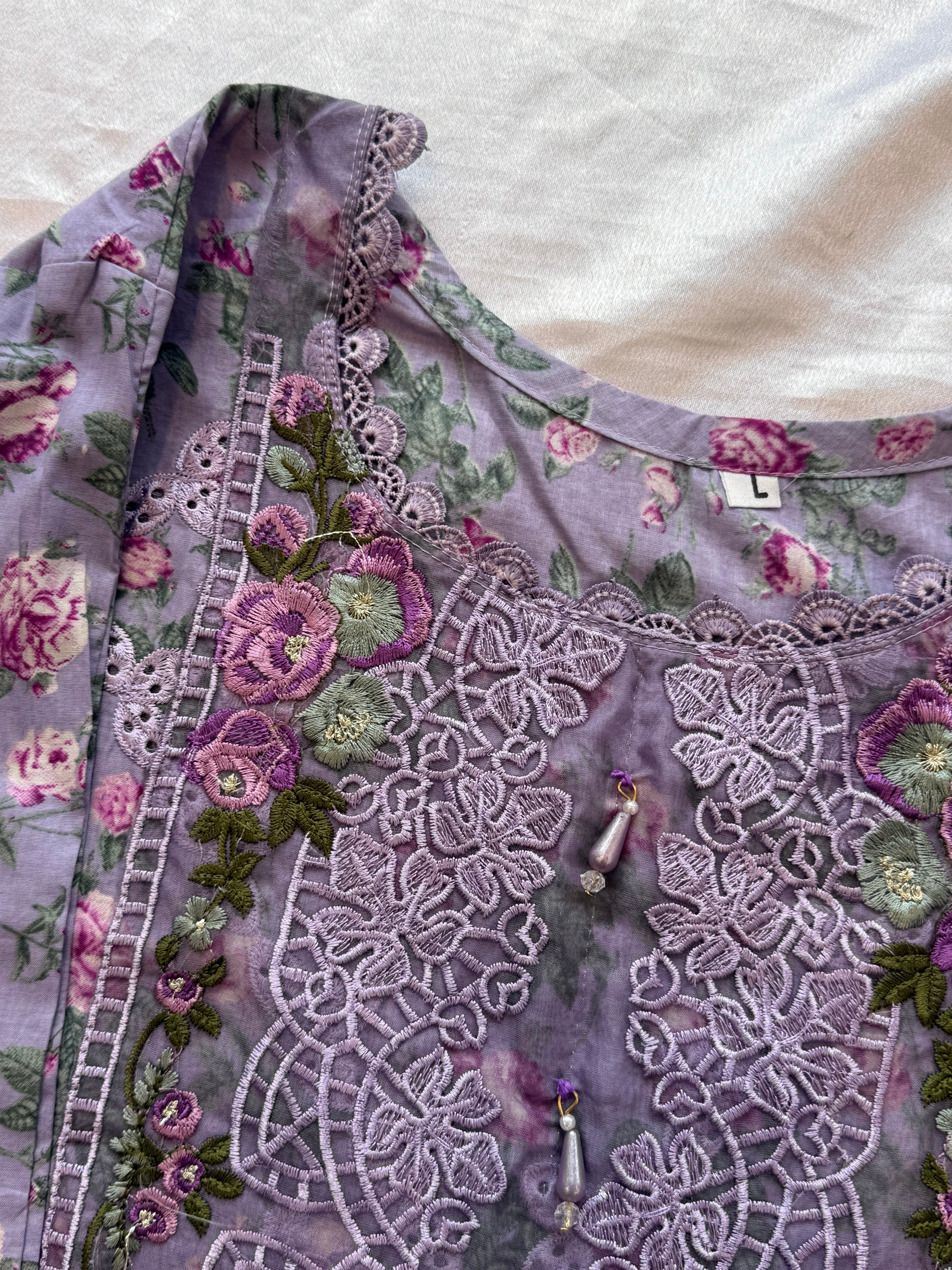 ELAF READYMADE EMBROIDERED SUIT 12 Q