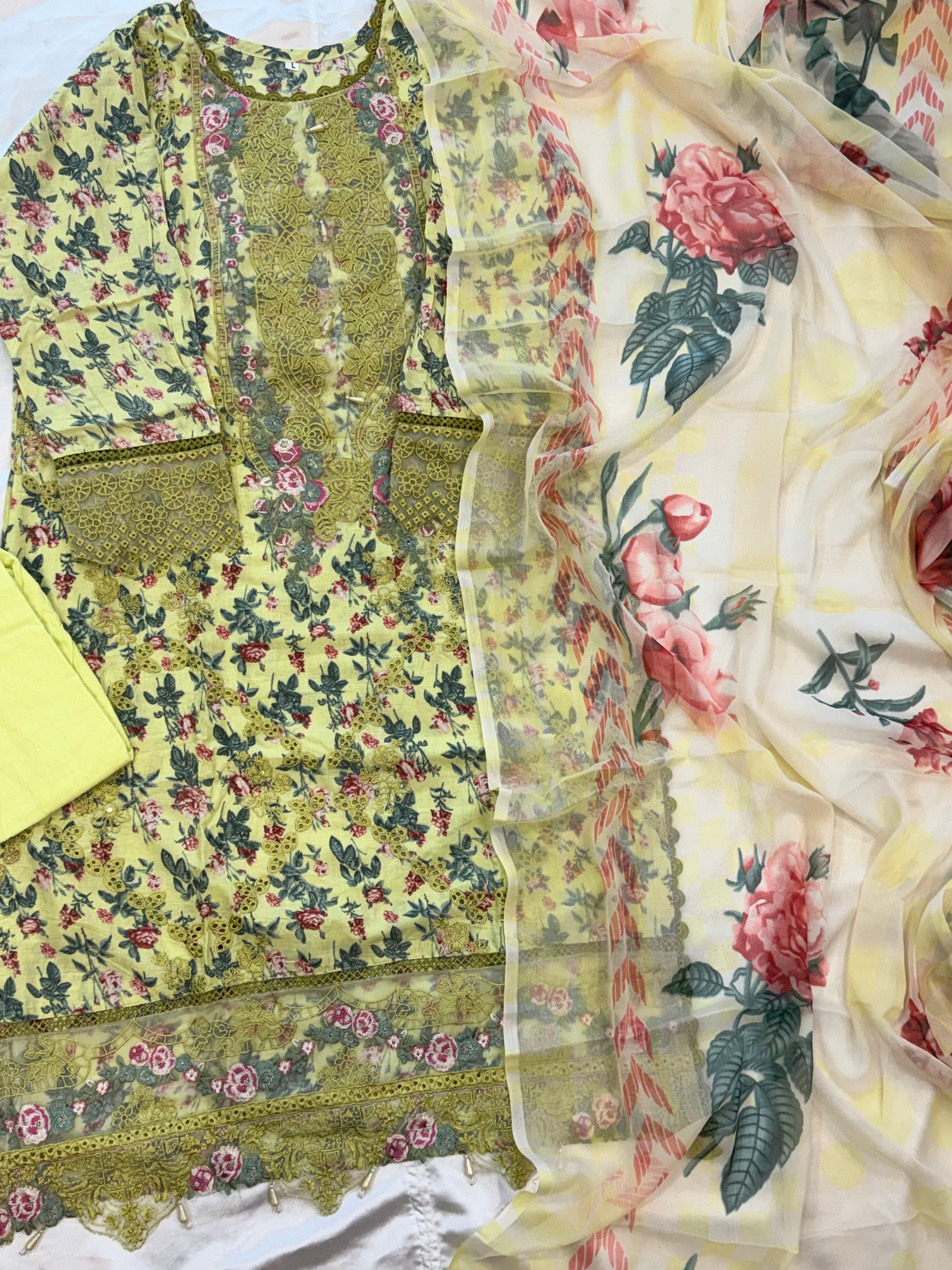 ELAF READYMADE EMBROIDERED SUIT 10 Q