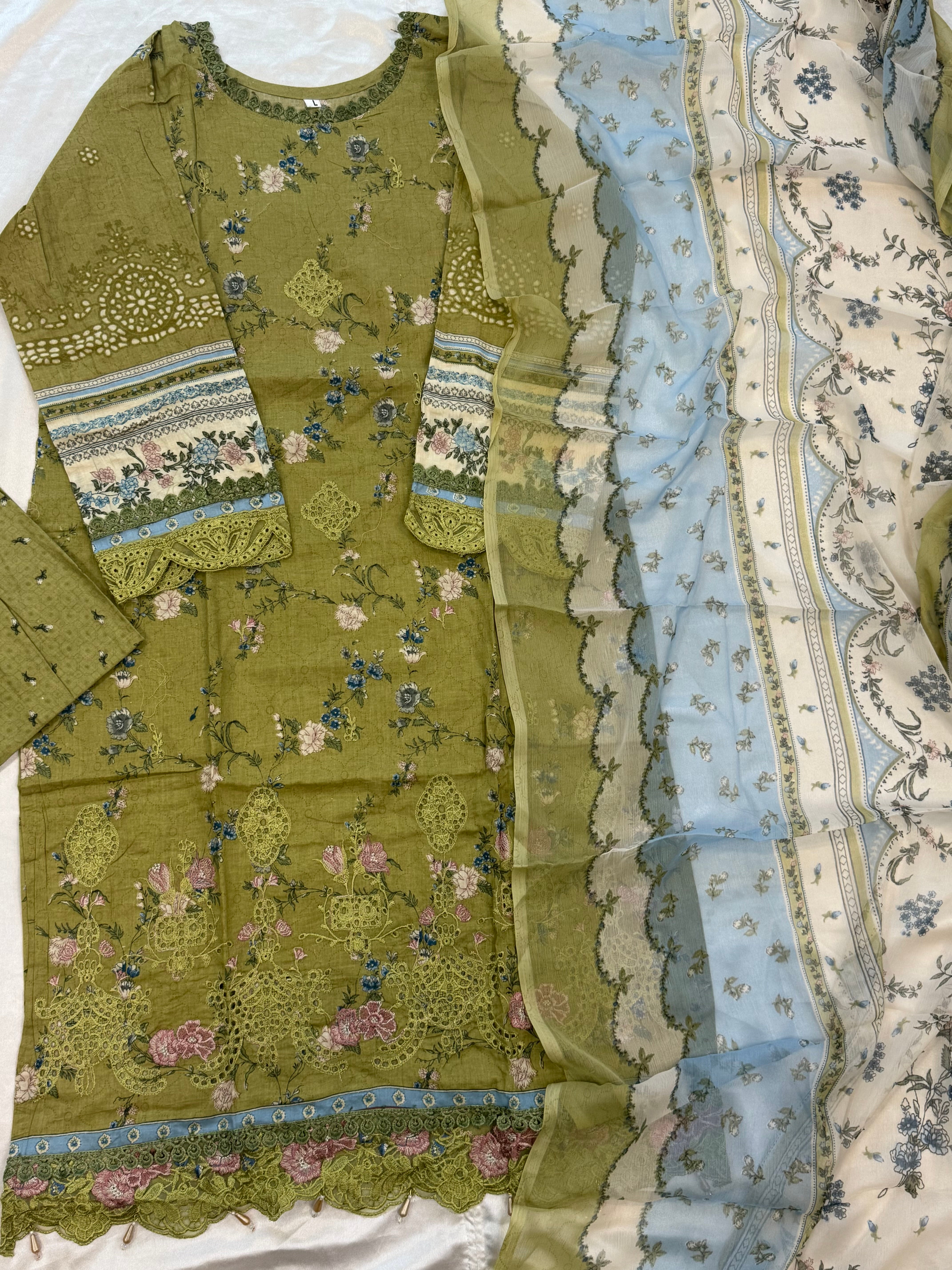 ELAF READYMADE EMBROIDERED SUIT 13 Q