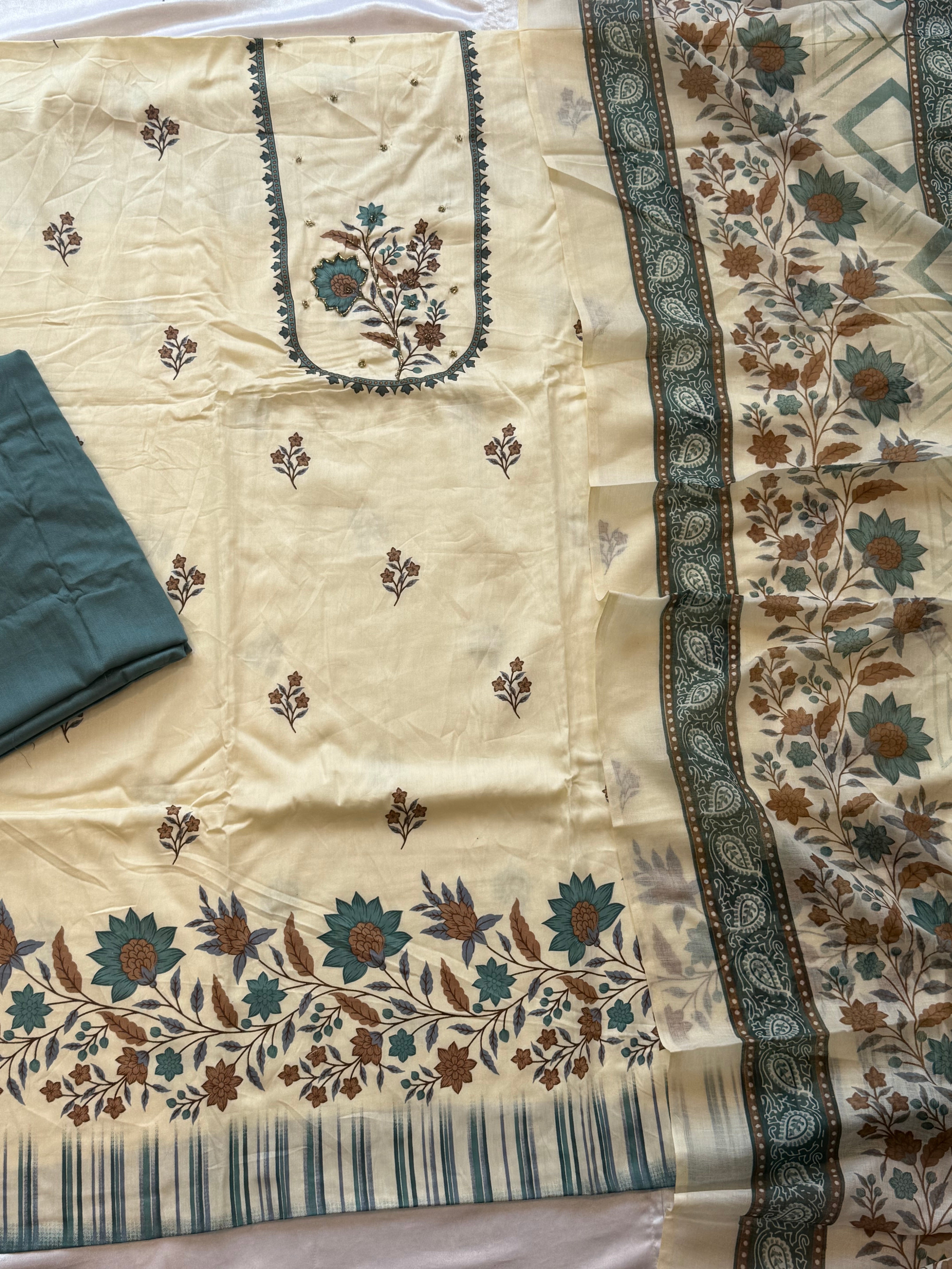 ROZANA PURE COTTON SUIT 41 Q