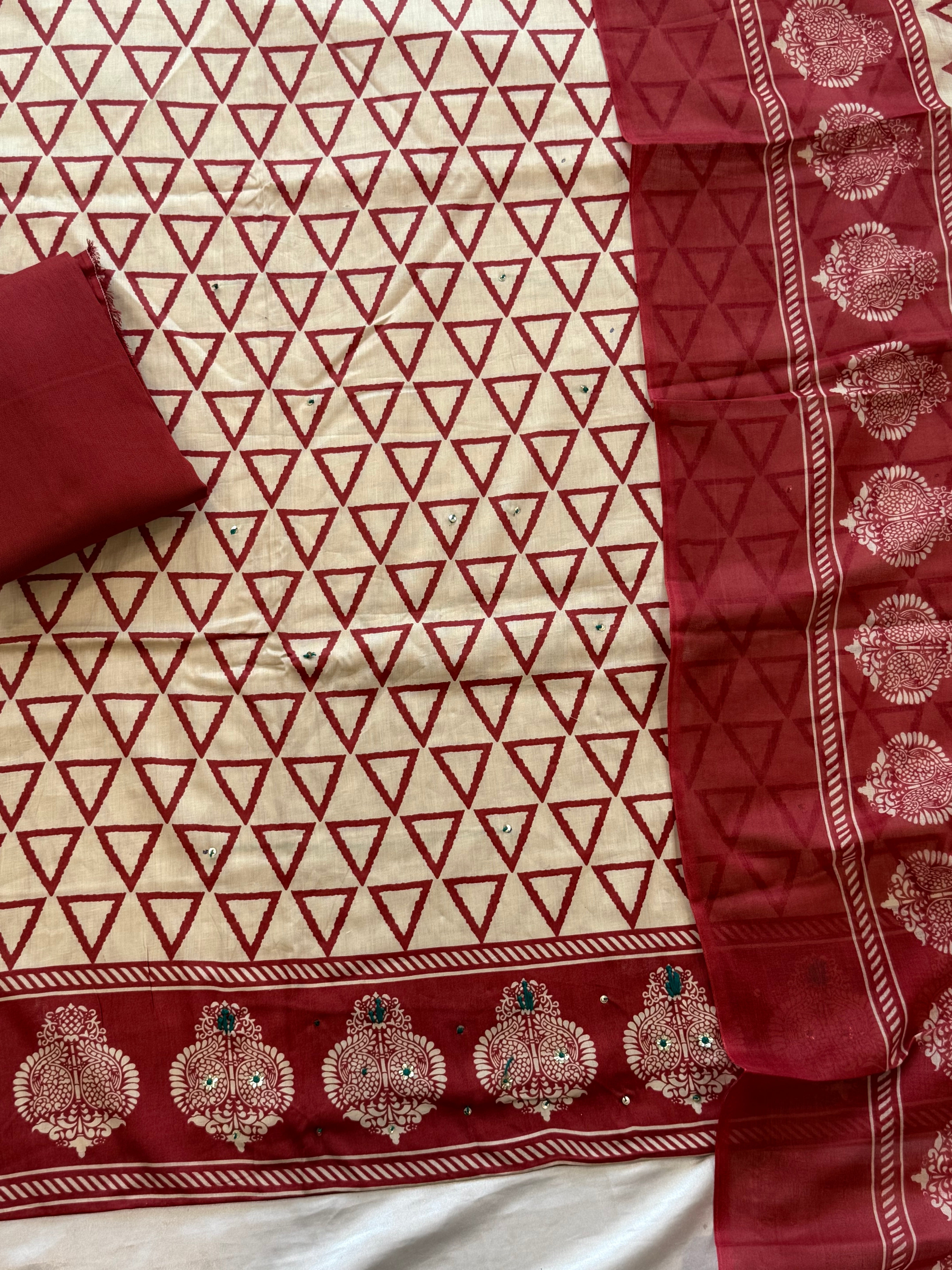 ROZANA PURE COTTON SUIT 59 QD