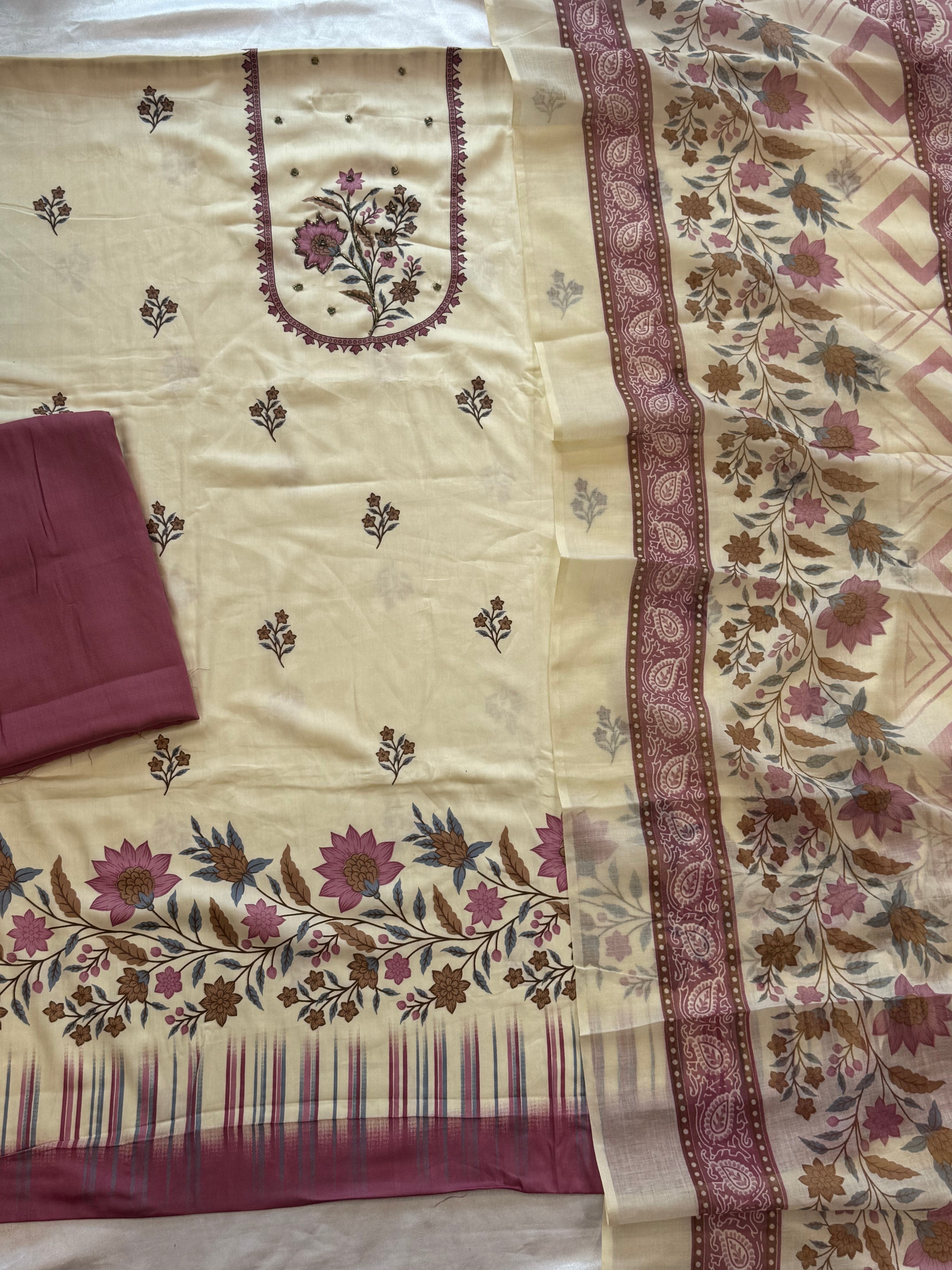 ROZANA PURE COTTON SUIT 55 QD