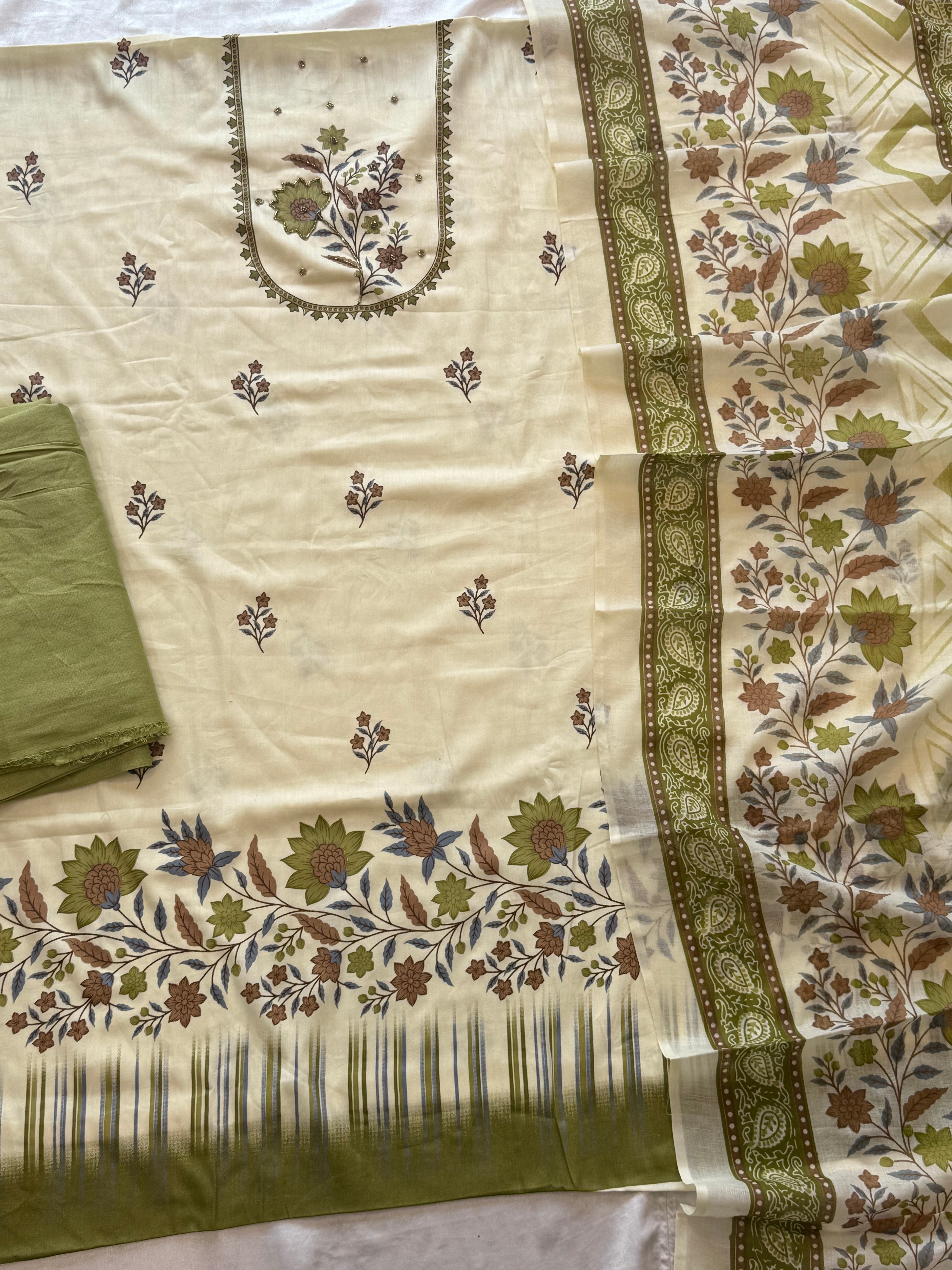 ROZANA PURE COTTON SUIT 54 QD