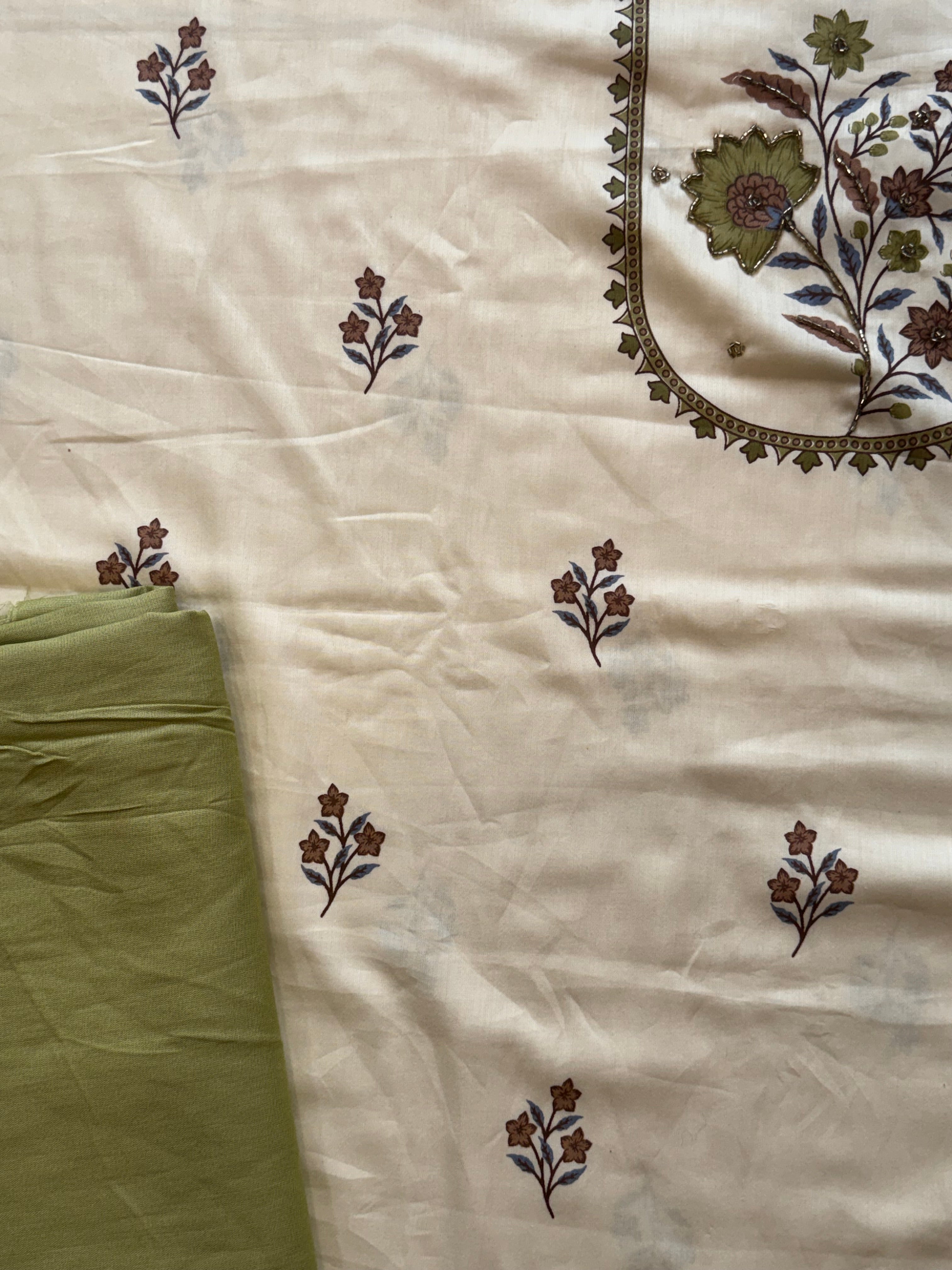 ROZANA PURE COTTON SUIT 54 QD