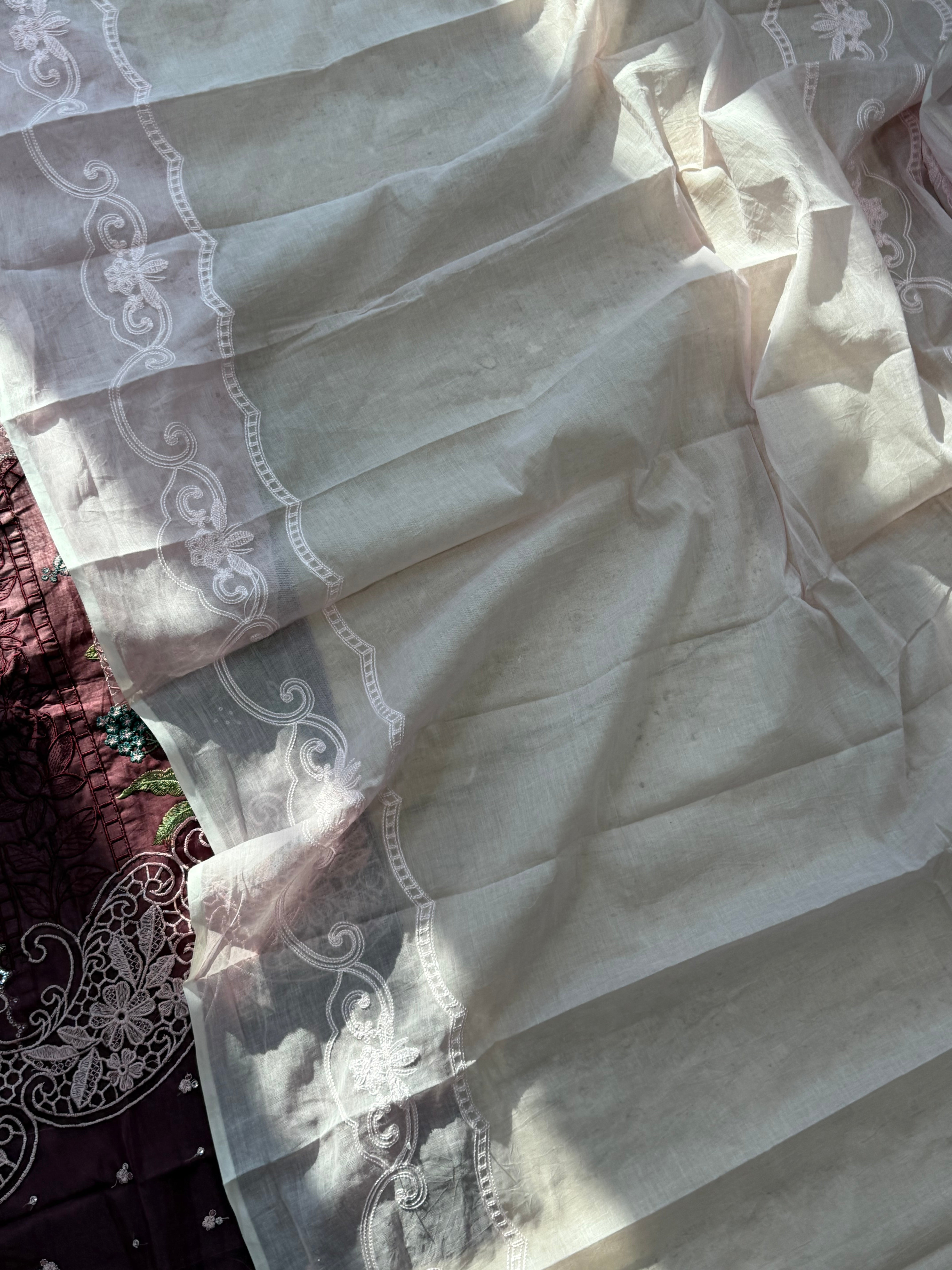 DS COTTON EMBROIDERY PATCH SUIT 6 Q