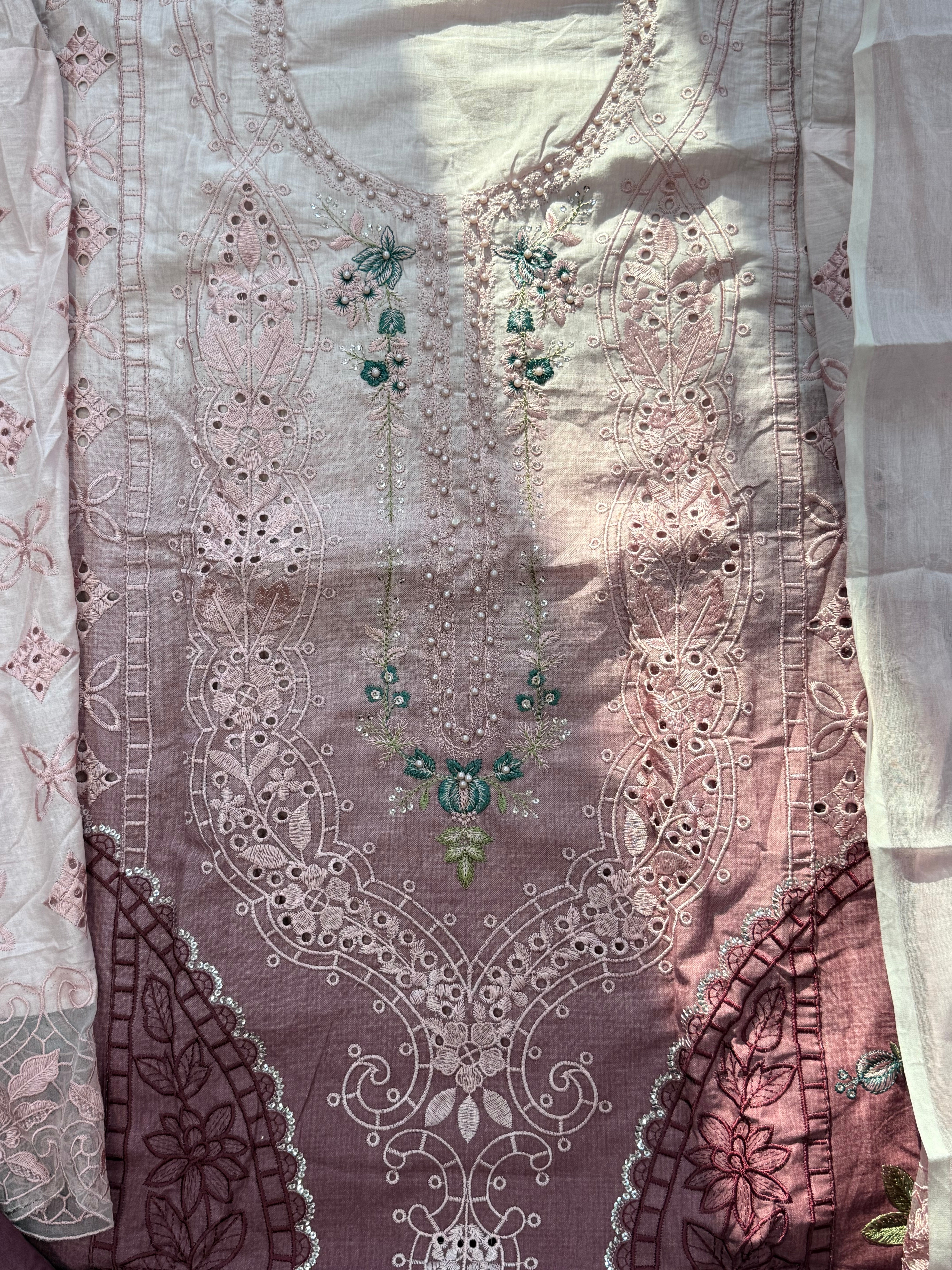 DS COTTON EMBROIDERY PATCH SUIT 6 Q