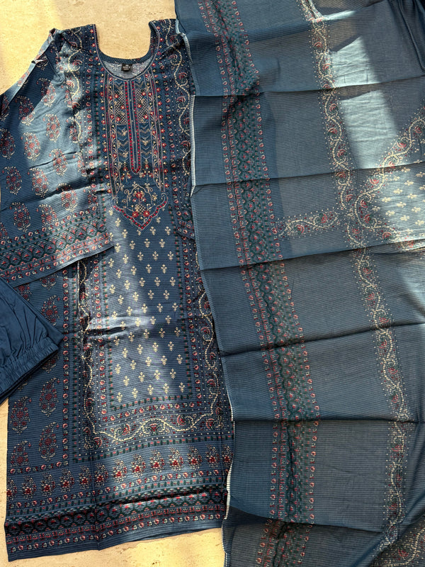 NIZAAM COTTON READYMADE SUIT 3 Q