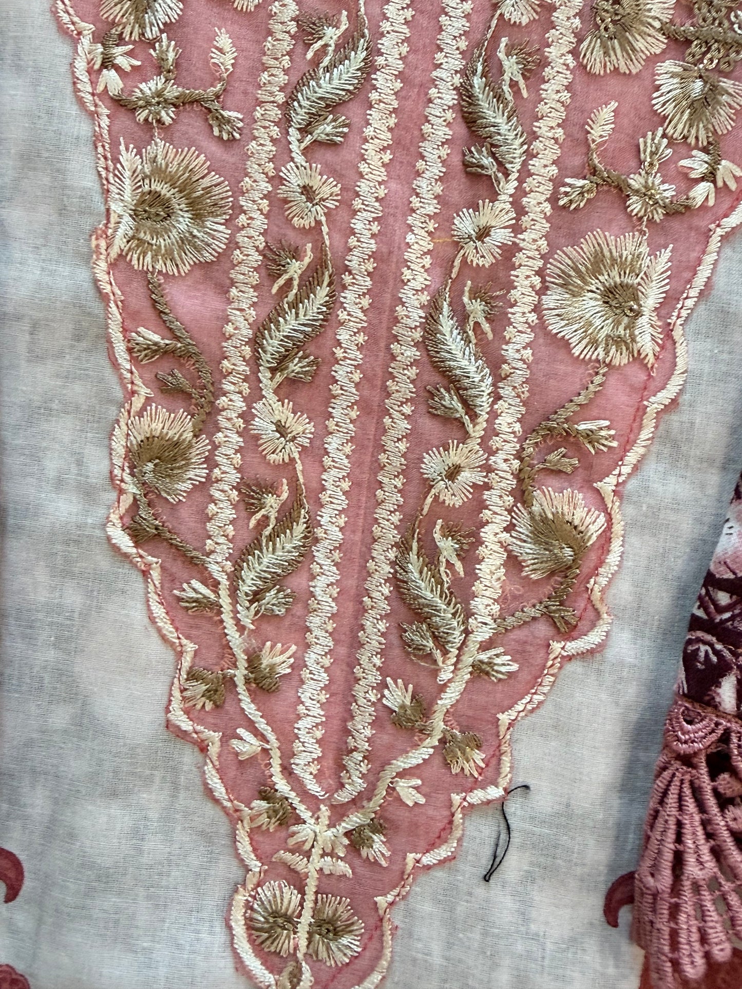 HARSHA PEACH READYMADE SUIT Q