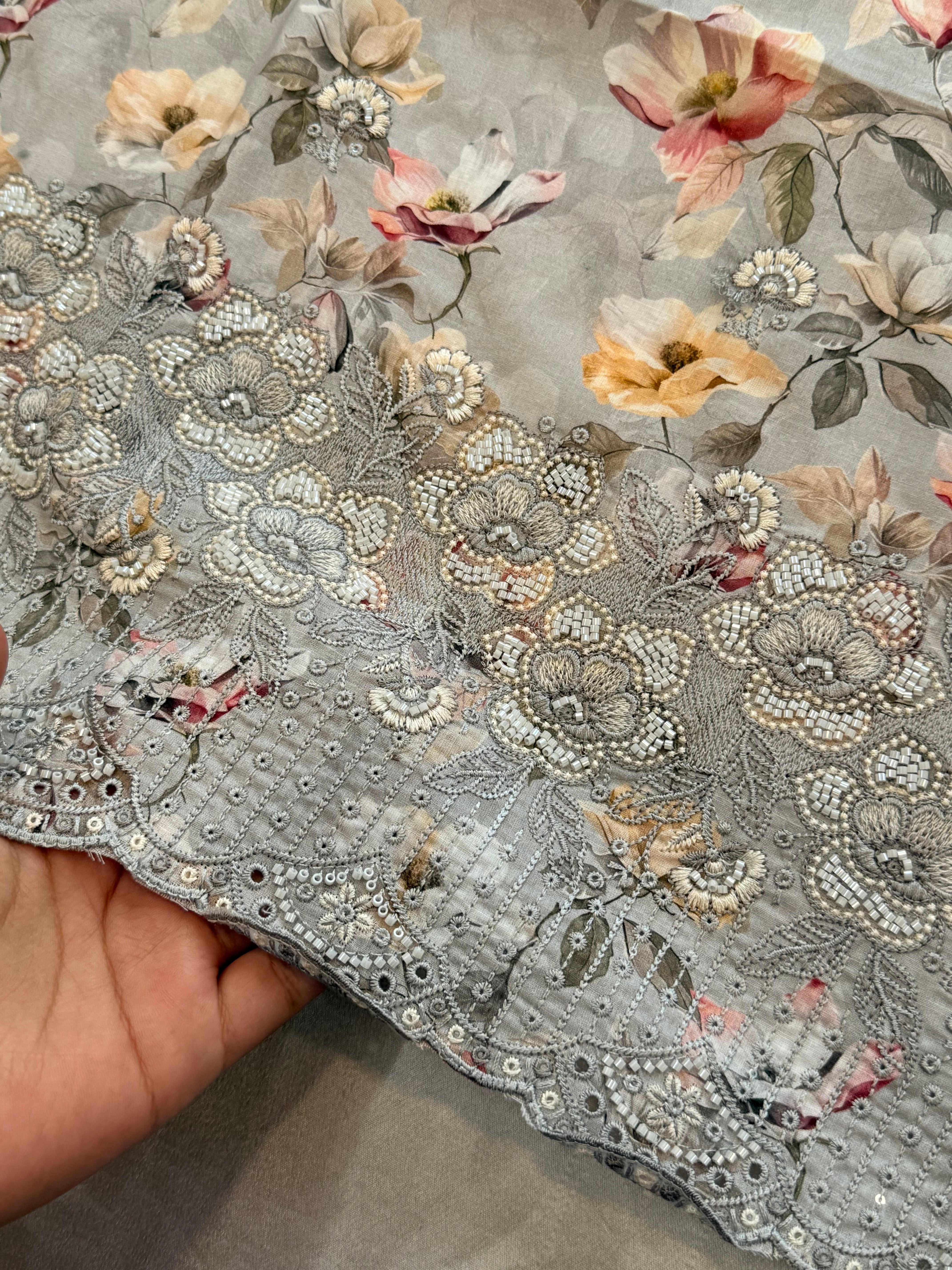 ROLEX LAWN EMBROIDERY SUIT 3 Q