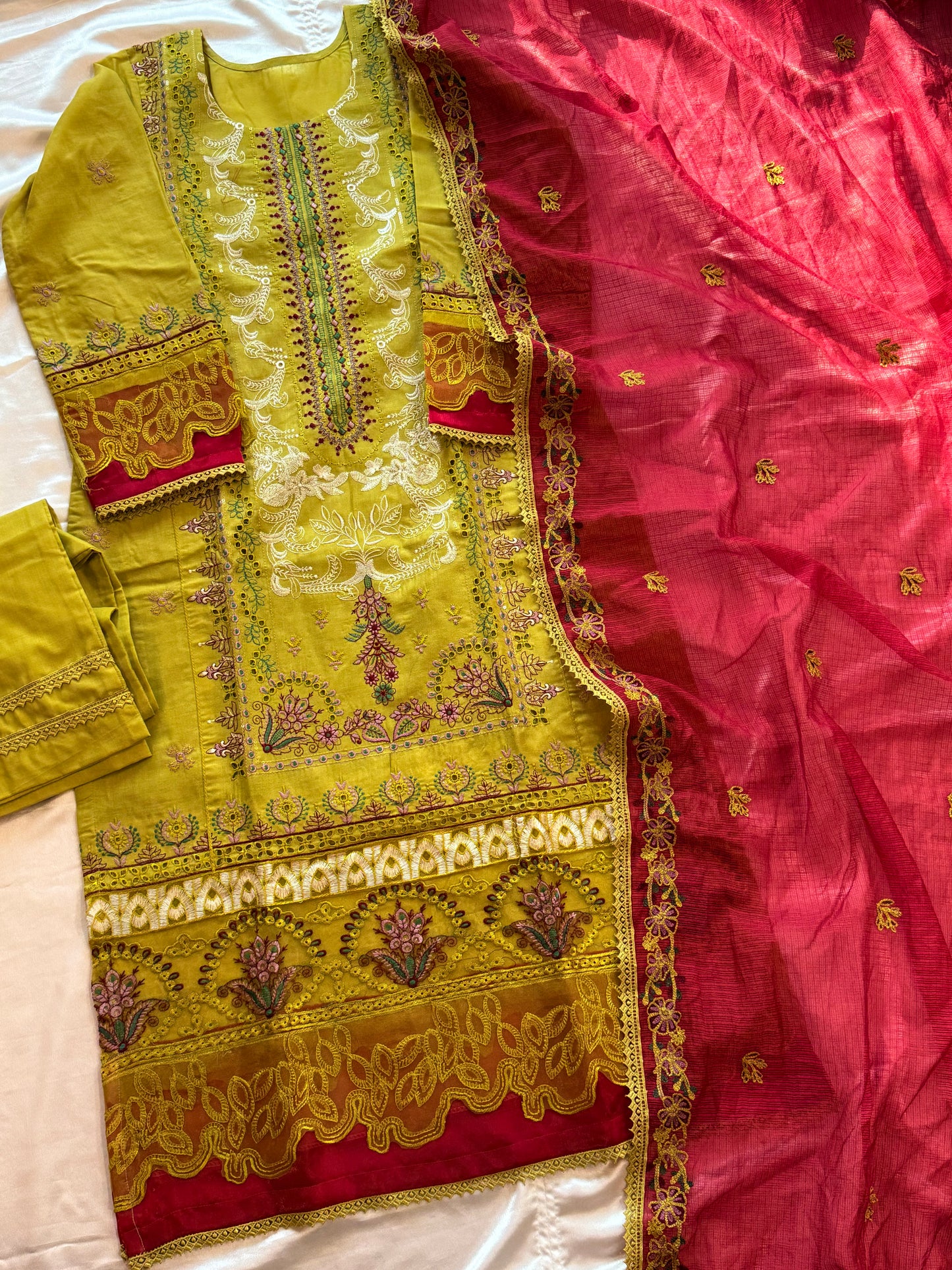 HARSHA GREEN READYMADE SUIT