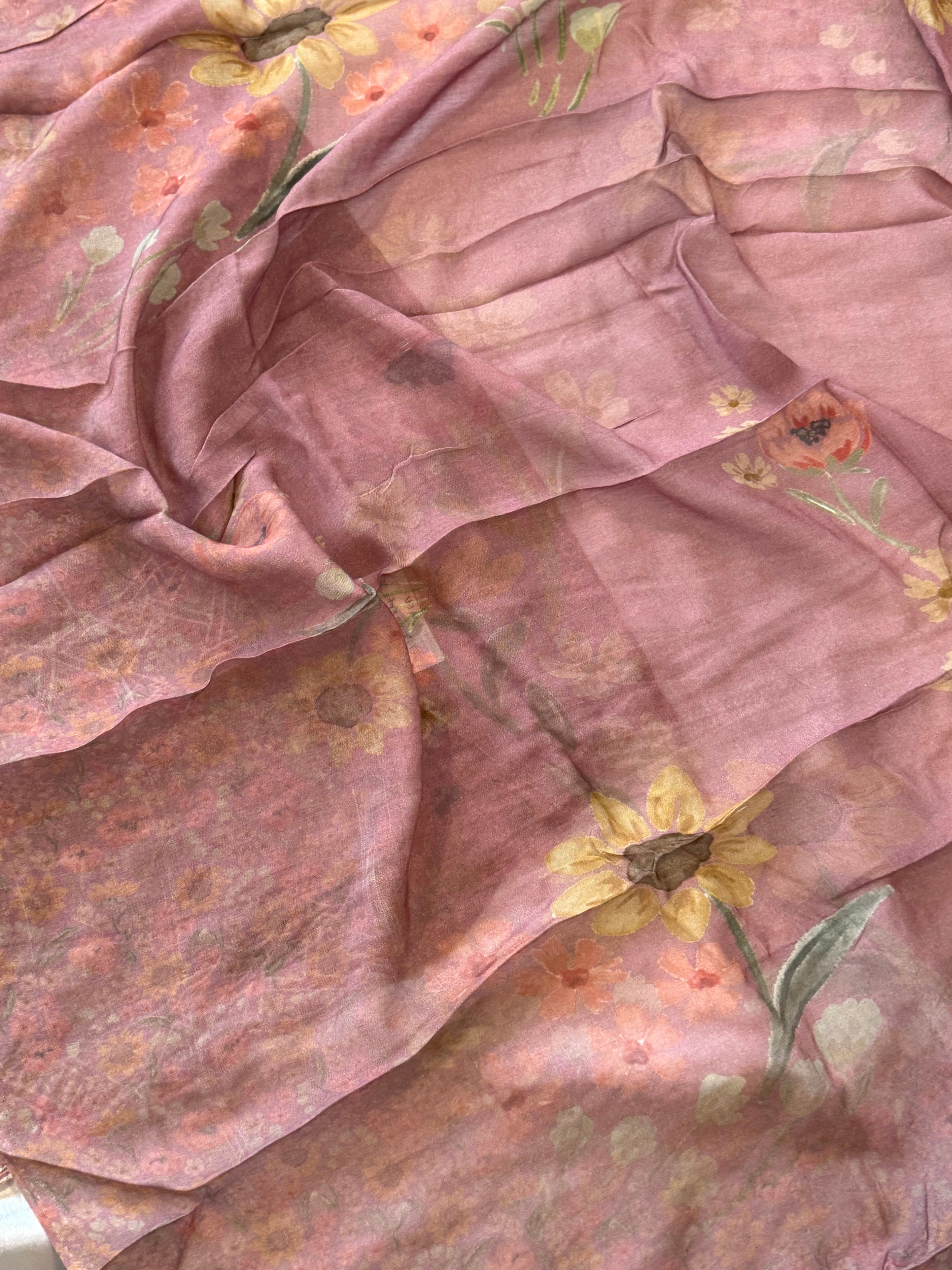 MAKHMAL PURE CREPE EMBROIDERY SUIT