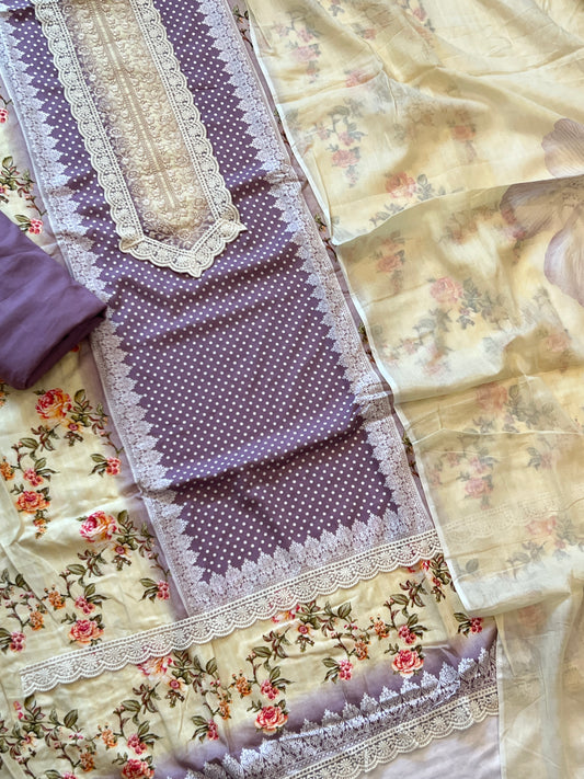 MUGHAL LAWN COTTON EMBROIDERY SUIT 3