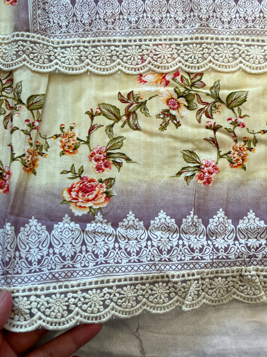 KASMIRI LAWN COTTON EMBROIDERY SUIT 3