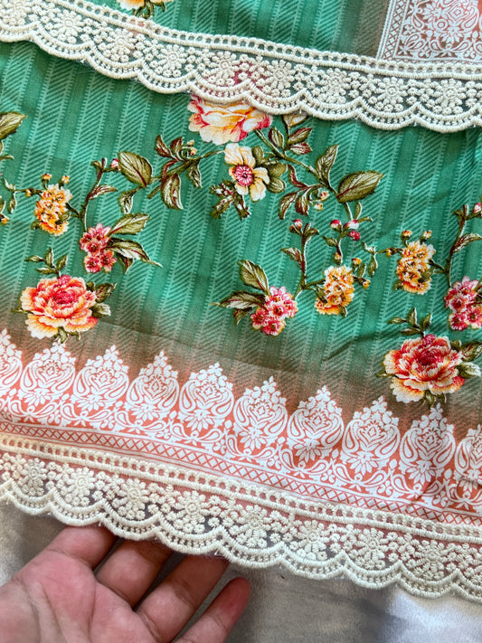 KASMIRI LAWN COTTON EMBROIDERY SUIT 4