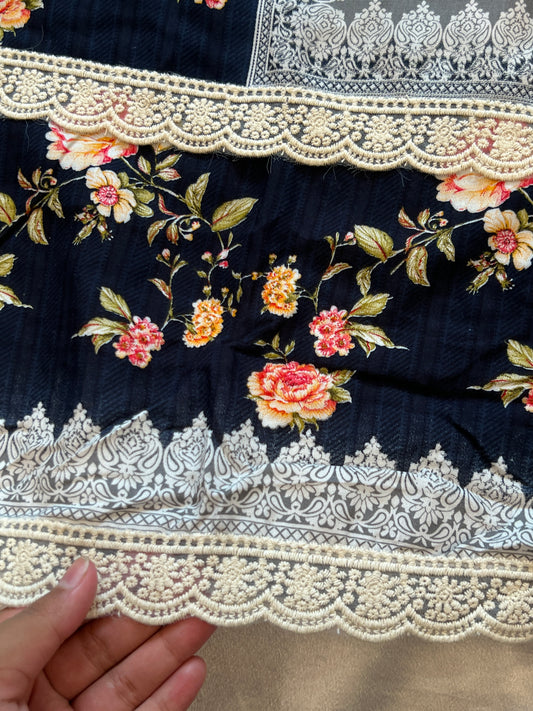 KASMIRI LAWN COTTON EMBROIDERY SUIT 5