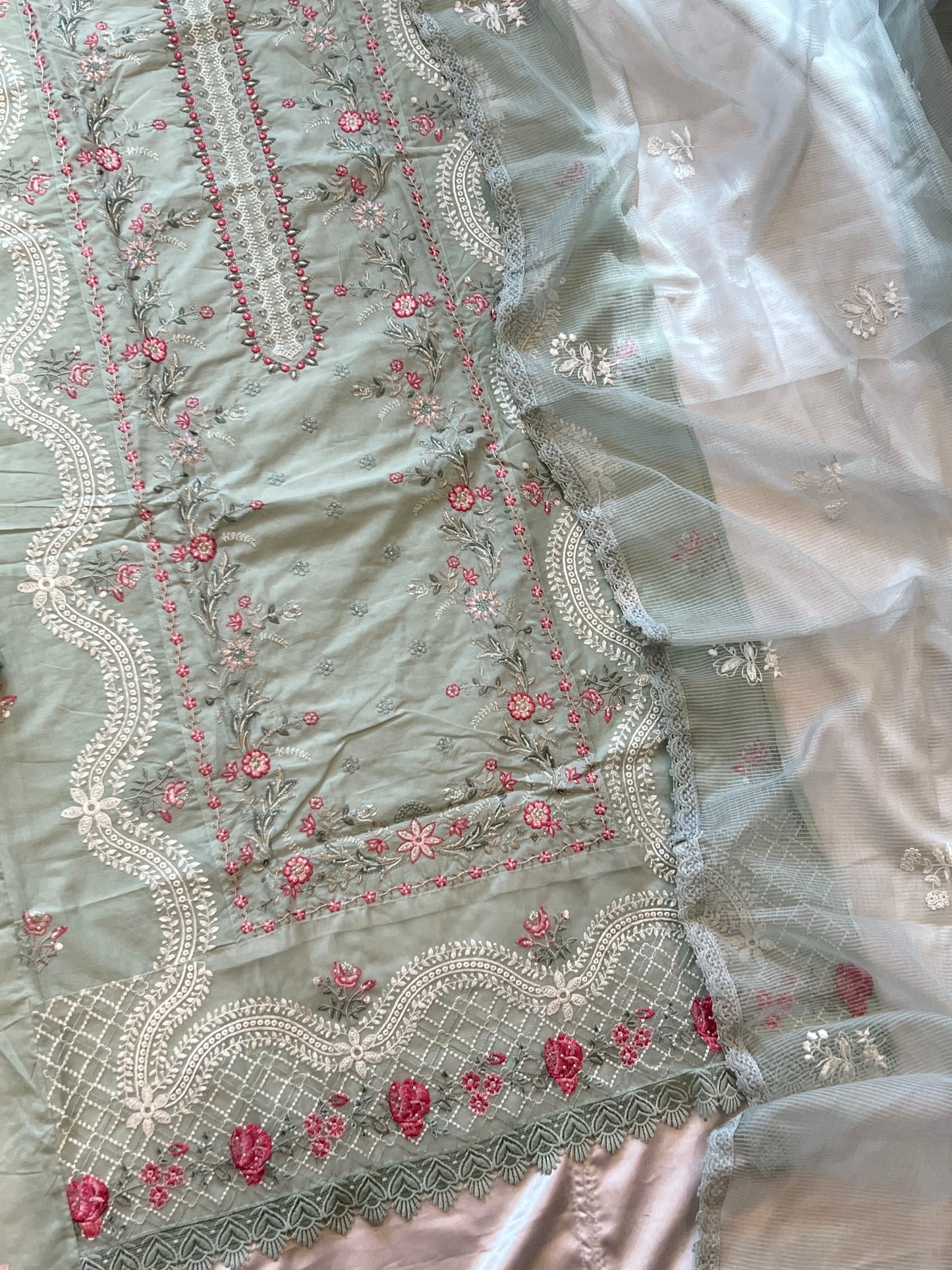 RAAHI PURE COTTON EMBROIDERY SUIT 2013