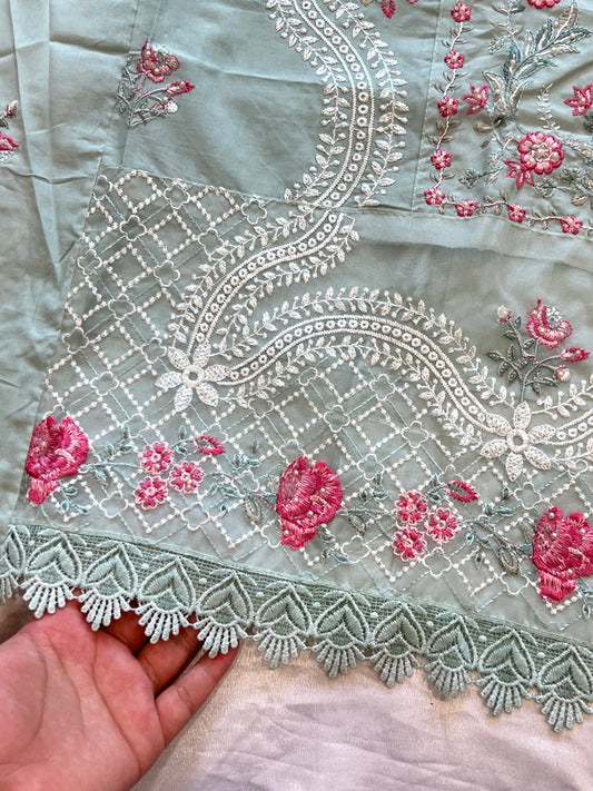 RAAHI PURE COTTON EMBROIDERY SUIT 2013