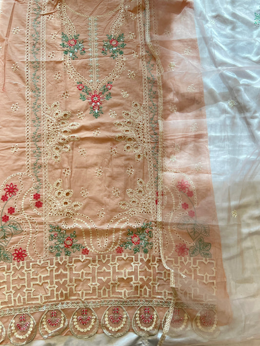 RAAHI PURE COTTON EMBROIDERY SUIT 2017