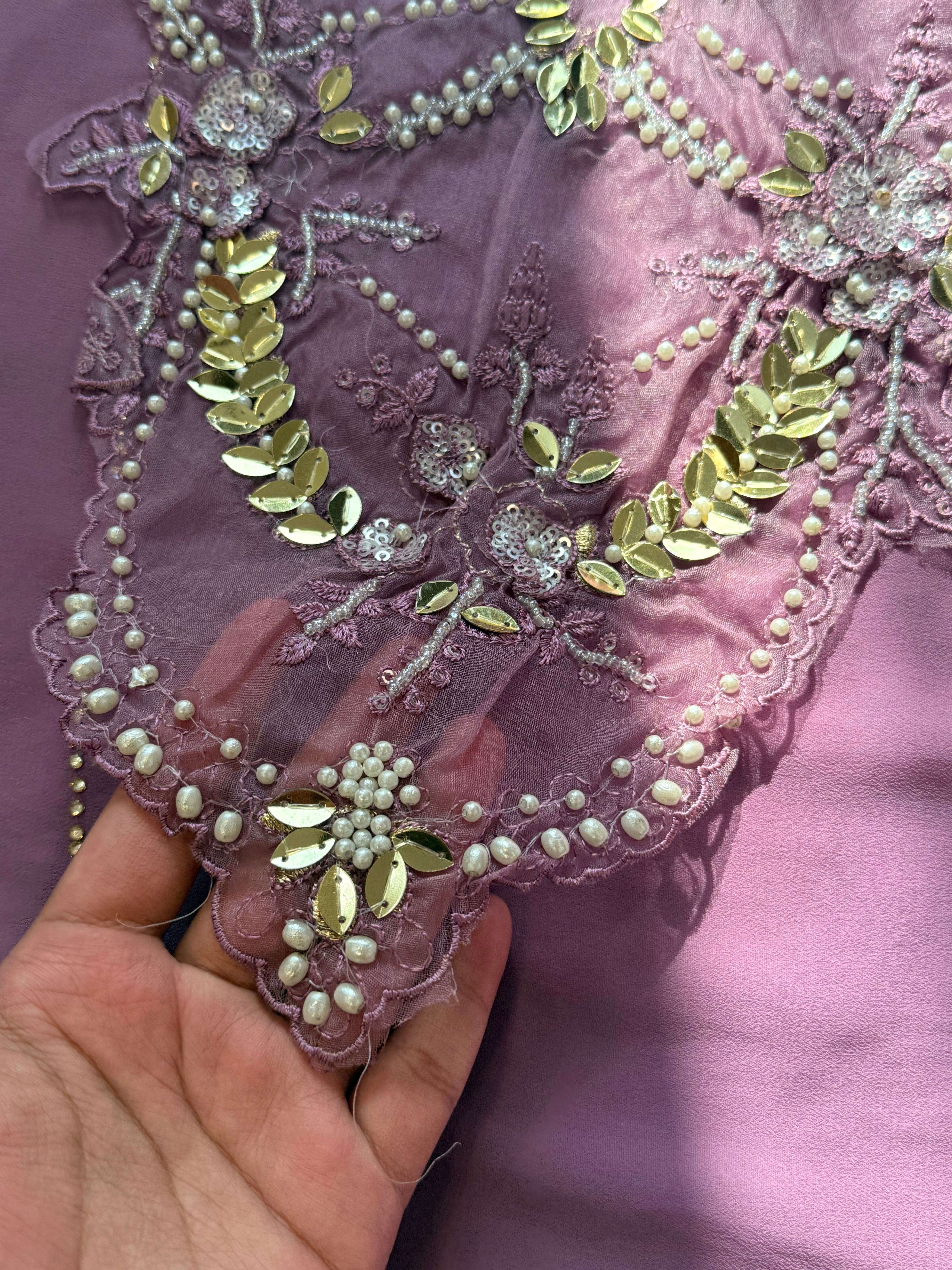 NOOR-E-CHIFFON EMBROIDERY SUIT Q