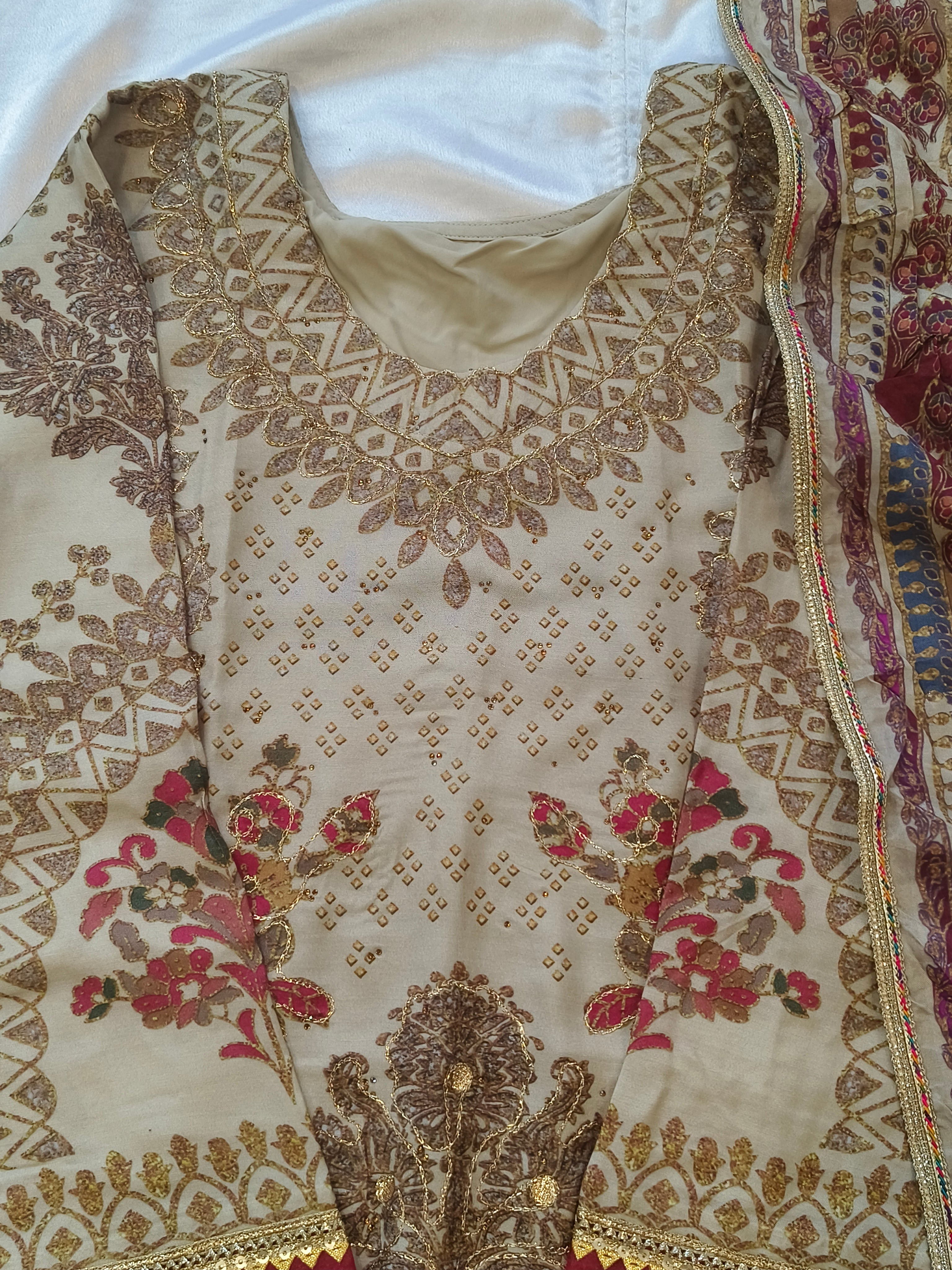 HARSHA MUSLIN READYMADE SUIT 3