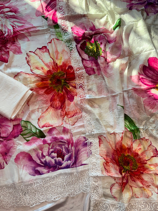 SHAHEEN PURE MUSLIN SUIT 1001 Q