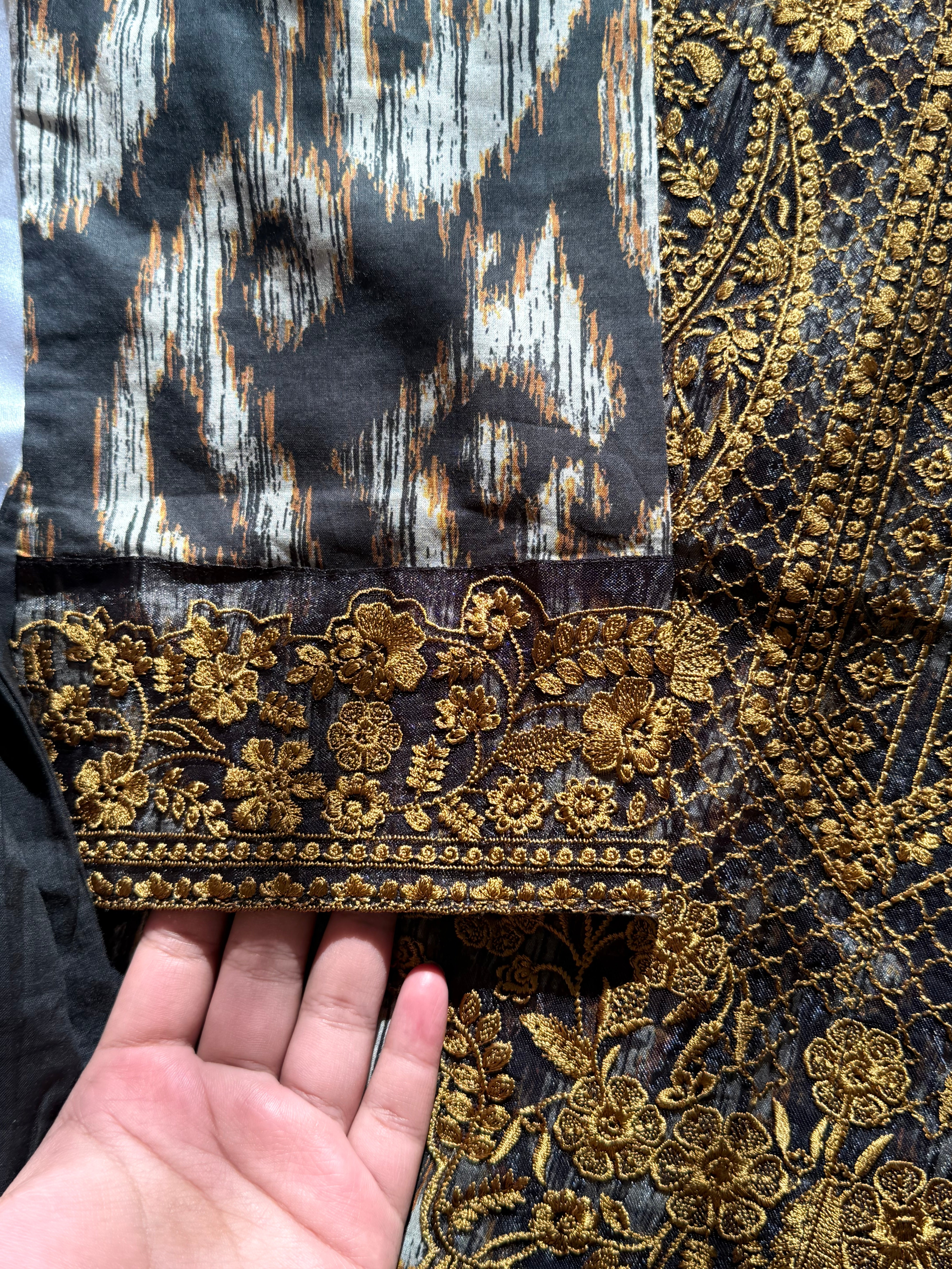 TIGER PRINT LAWN READYMADE SUIT 1 Q