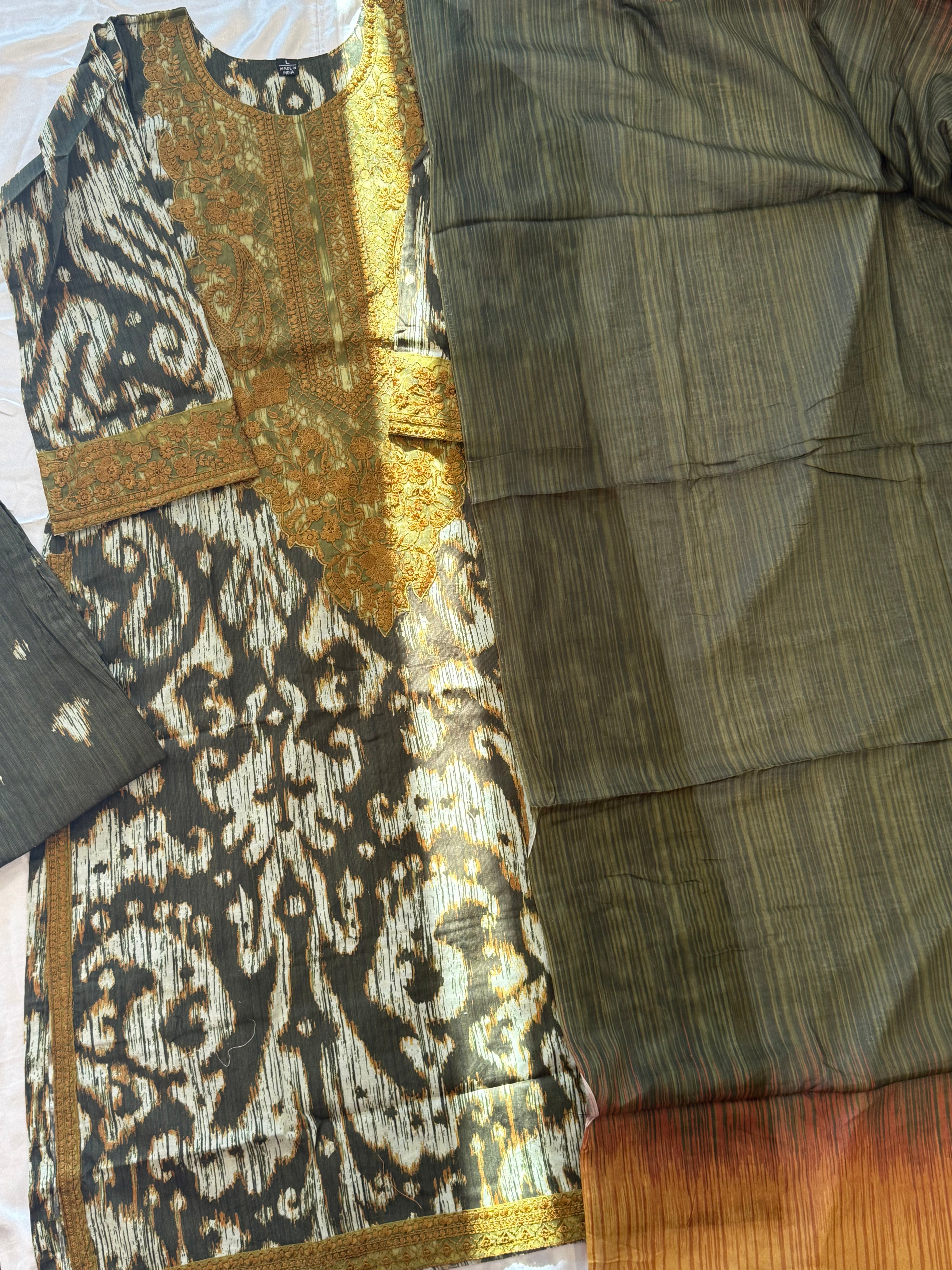 TIGER PRINT LAWN READYMADE SUIT 2 Q
