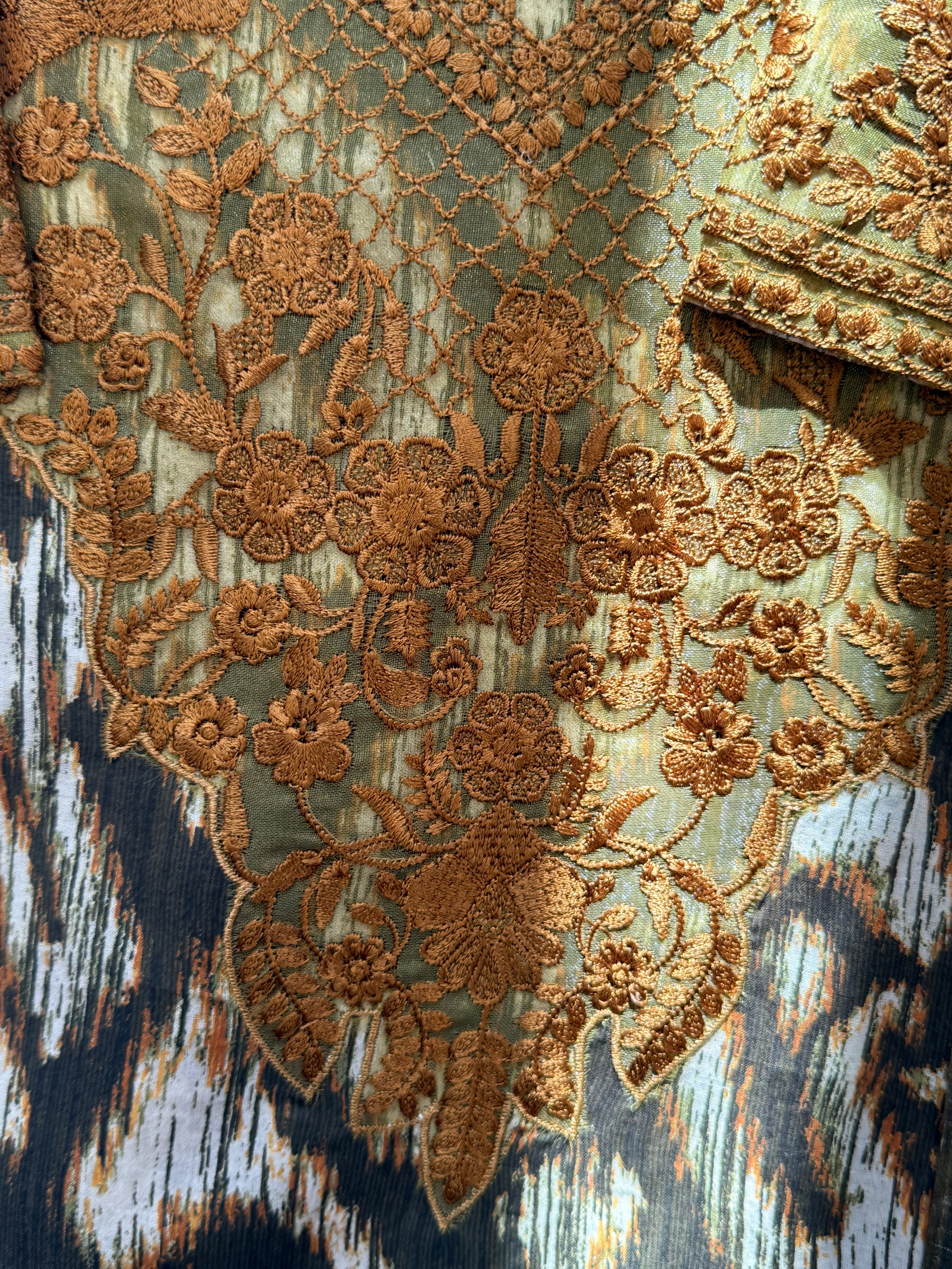 TIGER PRINT LAWN READYMADE SUIT 2 Q