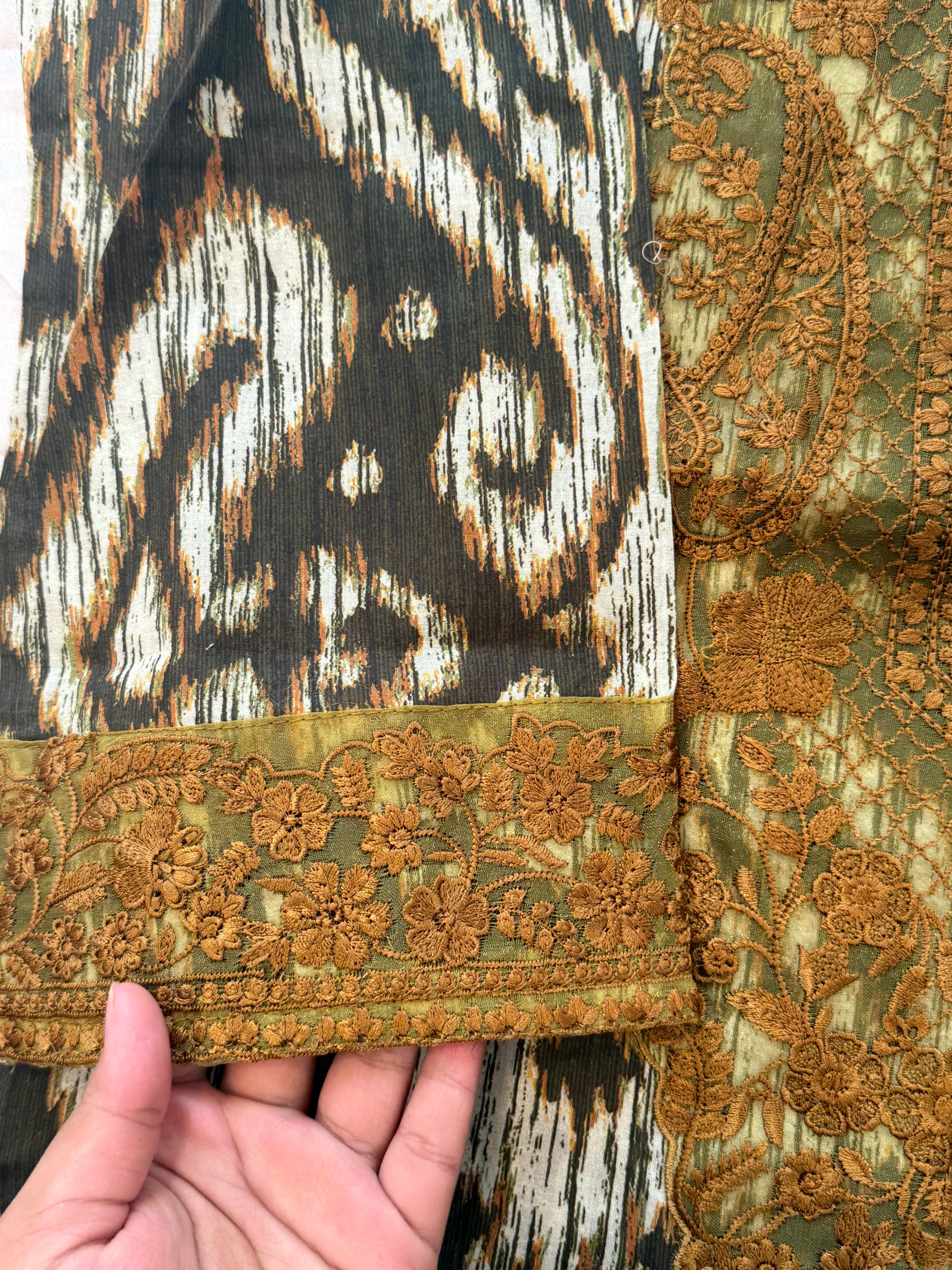 TIGER PRINT LAWN READYMADE SUIT 2 Q