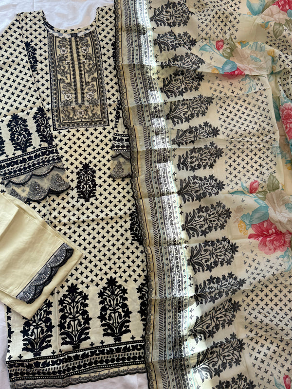 SYLHET LAWN READYMADE SUIT 3 Q