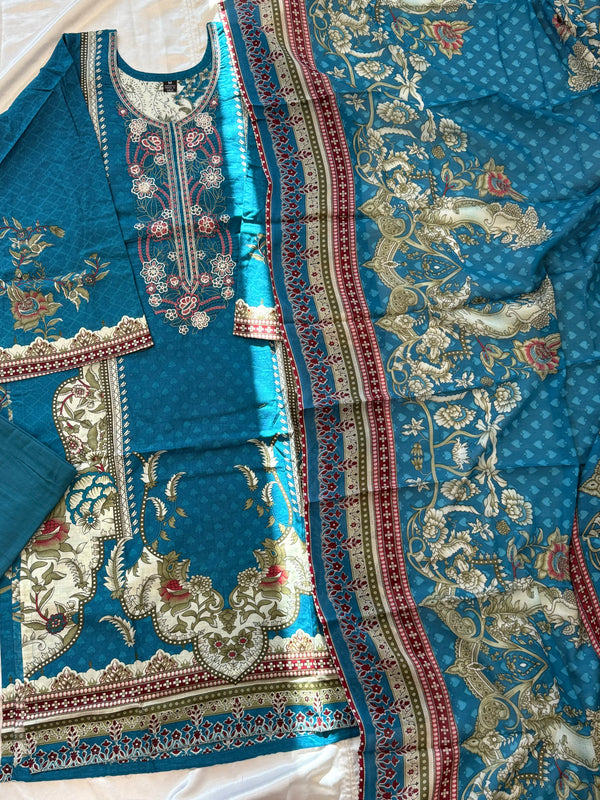 MIRAL COTTON READYMADE SUIT 1 Q