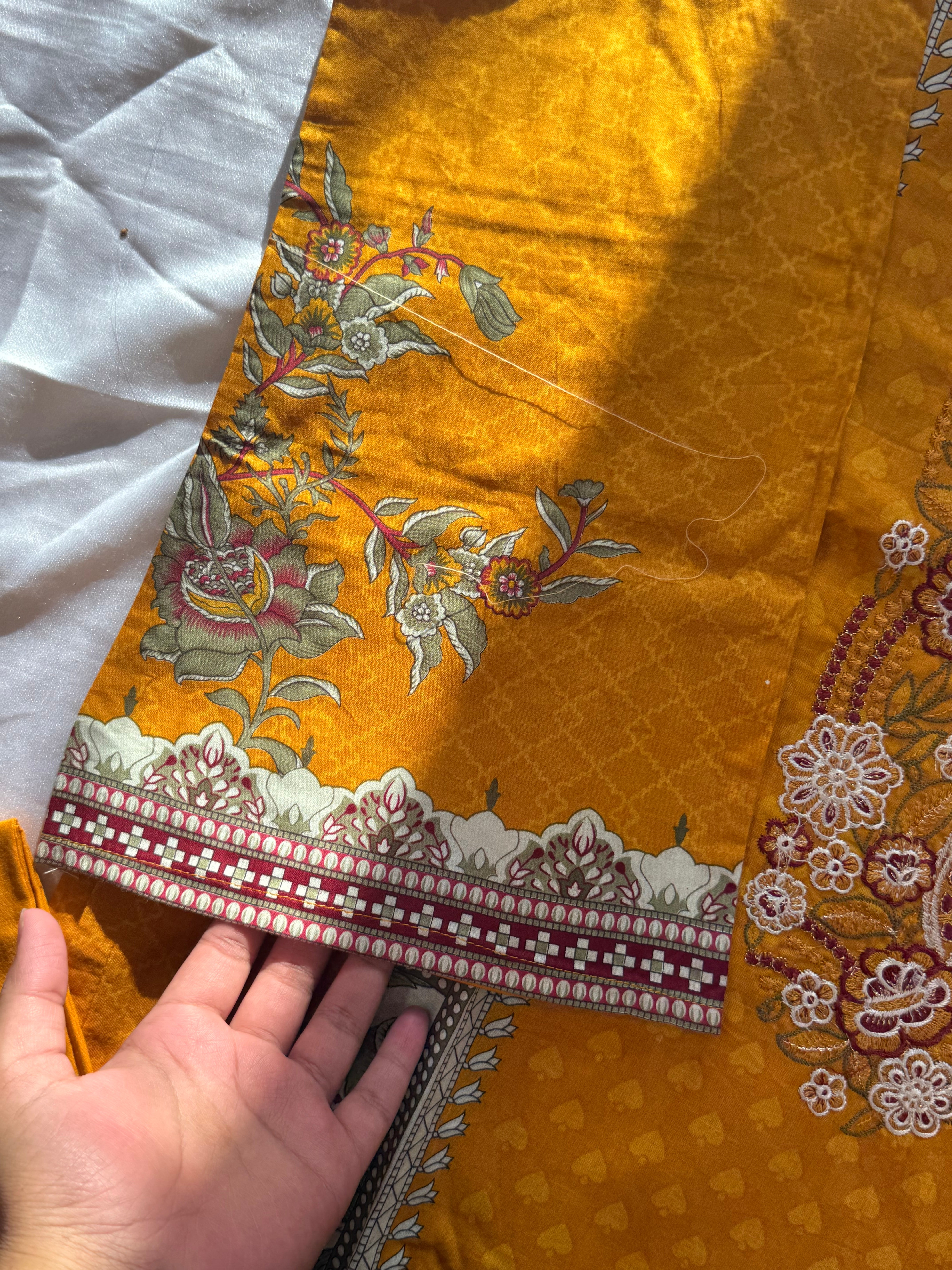 MIRAL COTTON READYMADE SUIT 3 Q