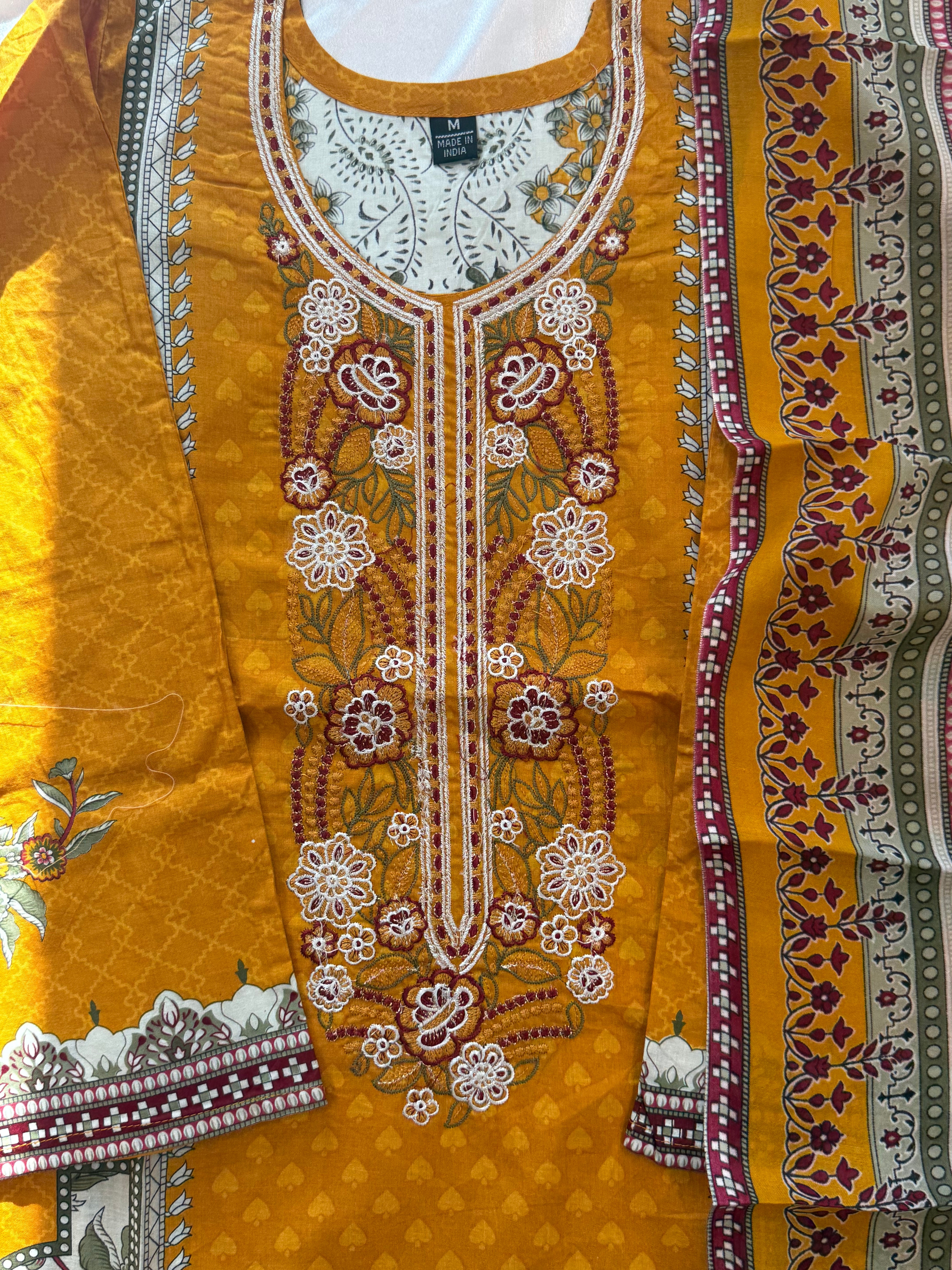 MIRAL COTTON READYMADE SUIT 3 Q